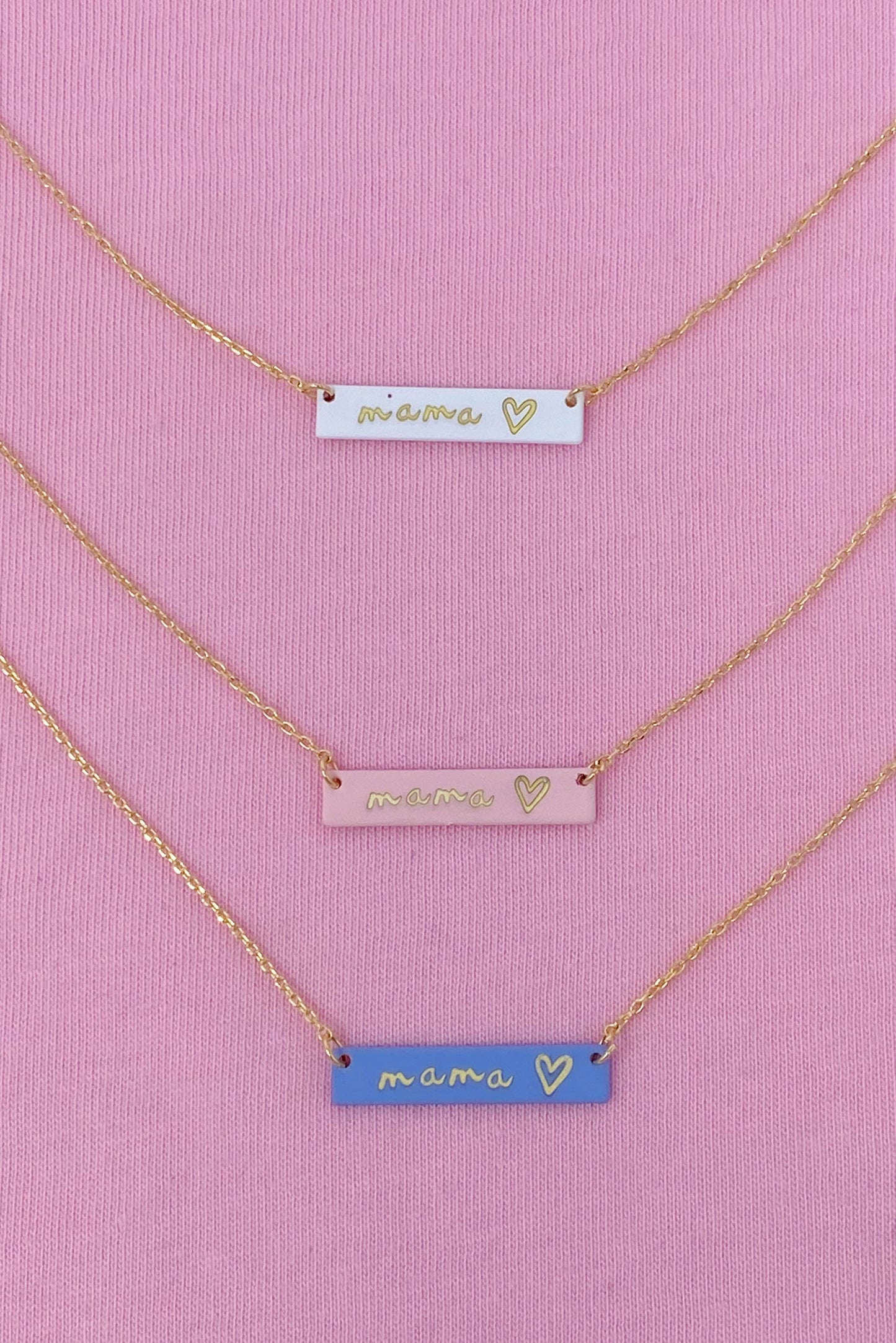 Mama Bar Heart Necklace by Ellisonyoung.com