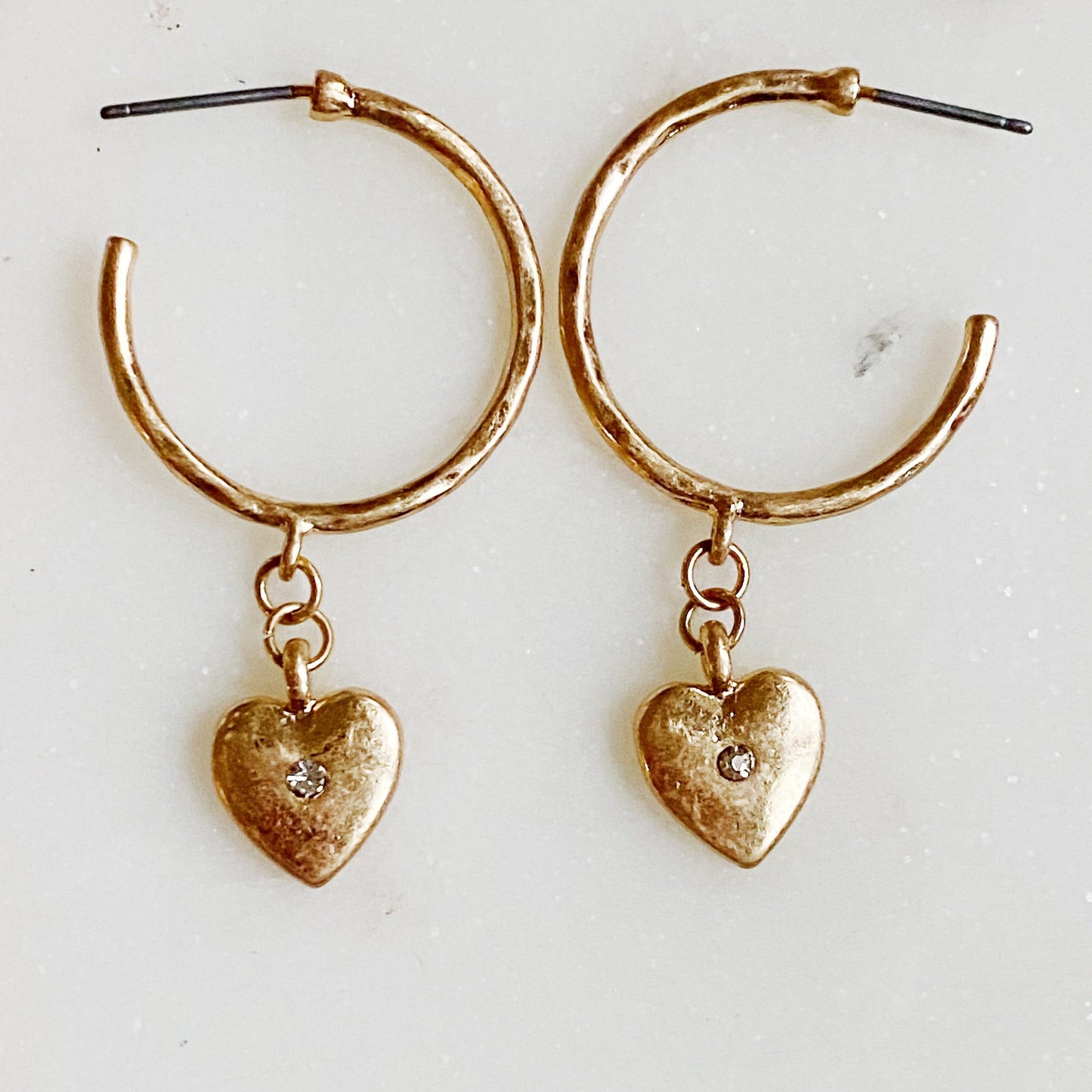 Perfect Heart Earrings Set Of 3 by Ellisonyoung.com
