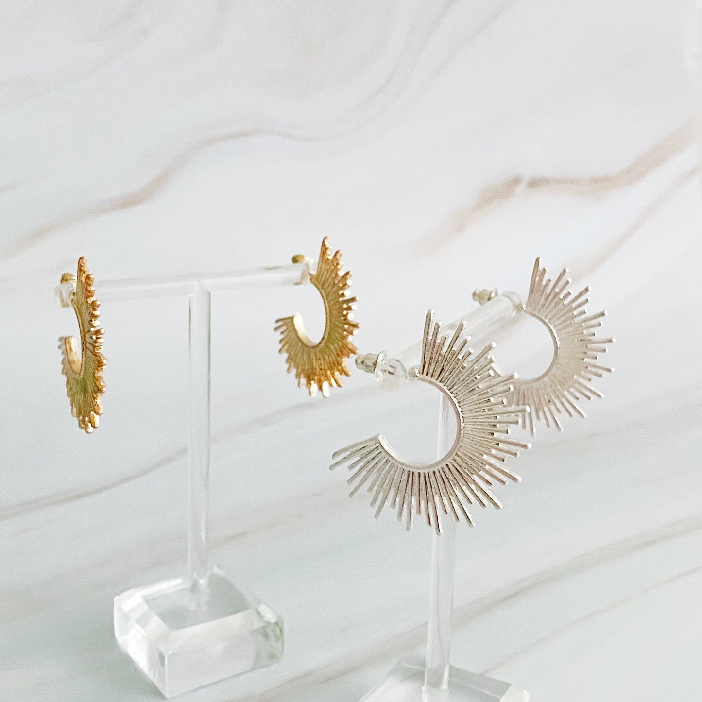 Pharaoh Half Hoop Earrings by Ellisonyoung.com