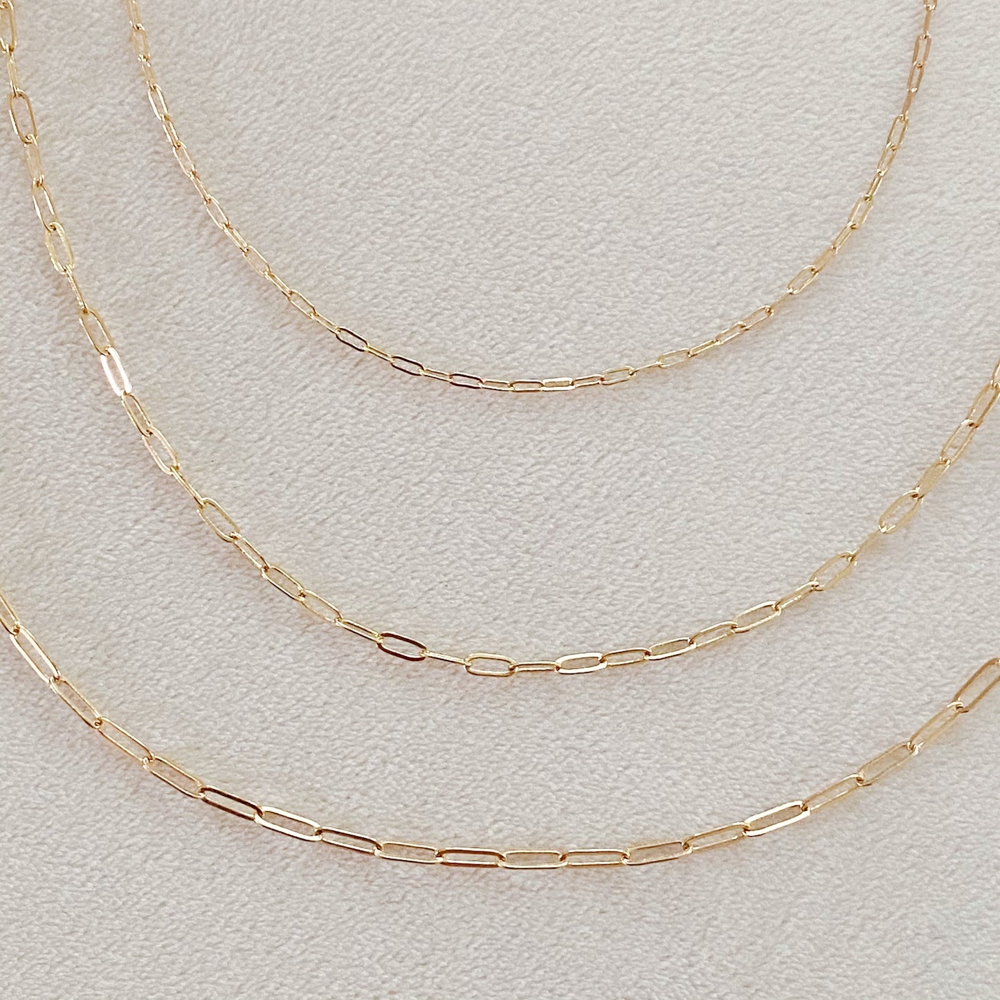 Triple The Fun Chain Link Necklace by Ellisonyoung.com