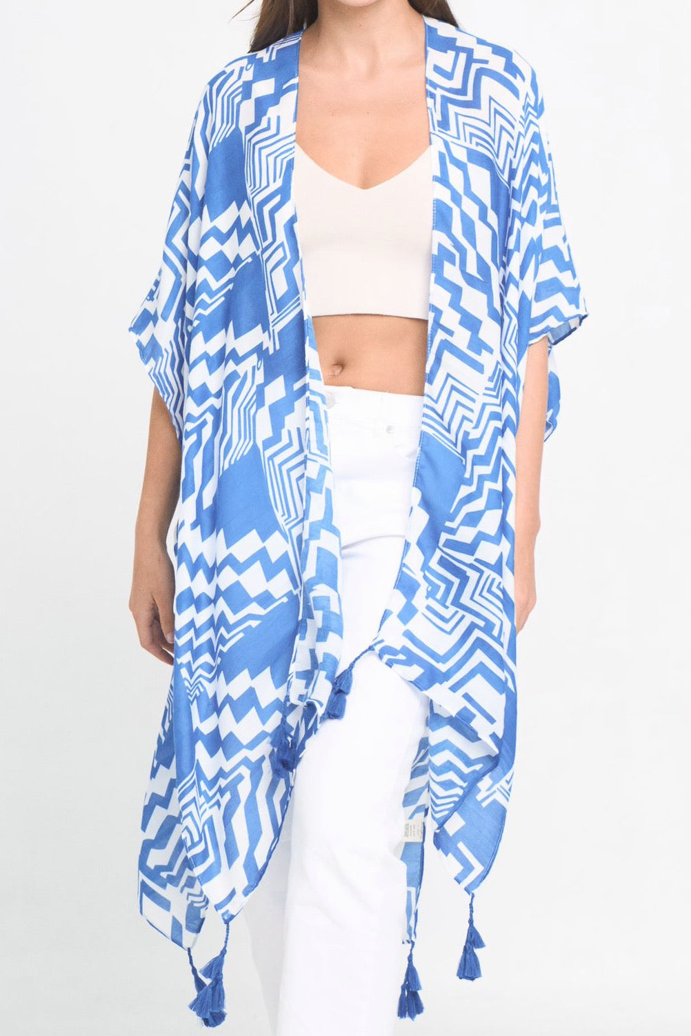 Geometric Art Kimono by Ellisonyoung.com