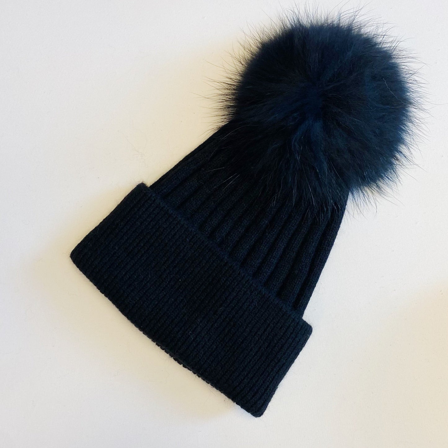 Pure Angora Genuine Fur Luxe Beanie by Ellisonyoung.com
