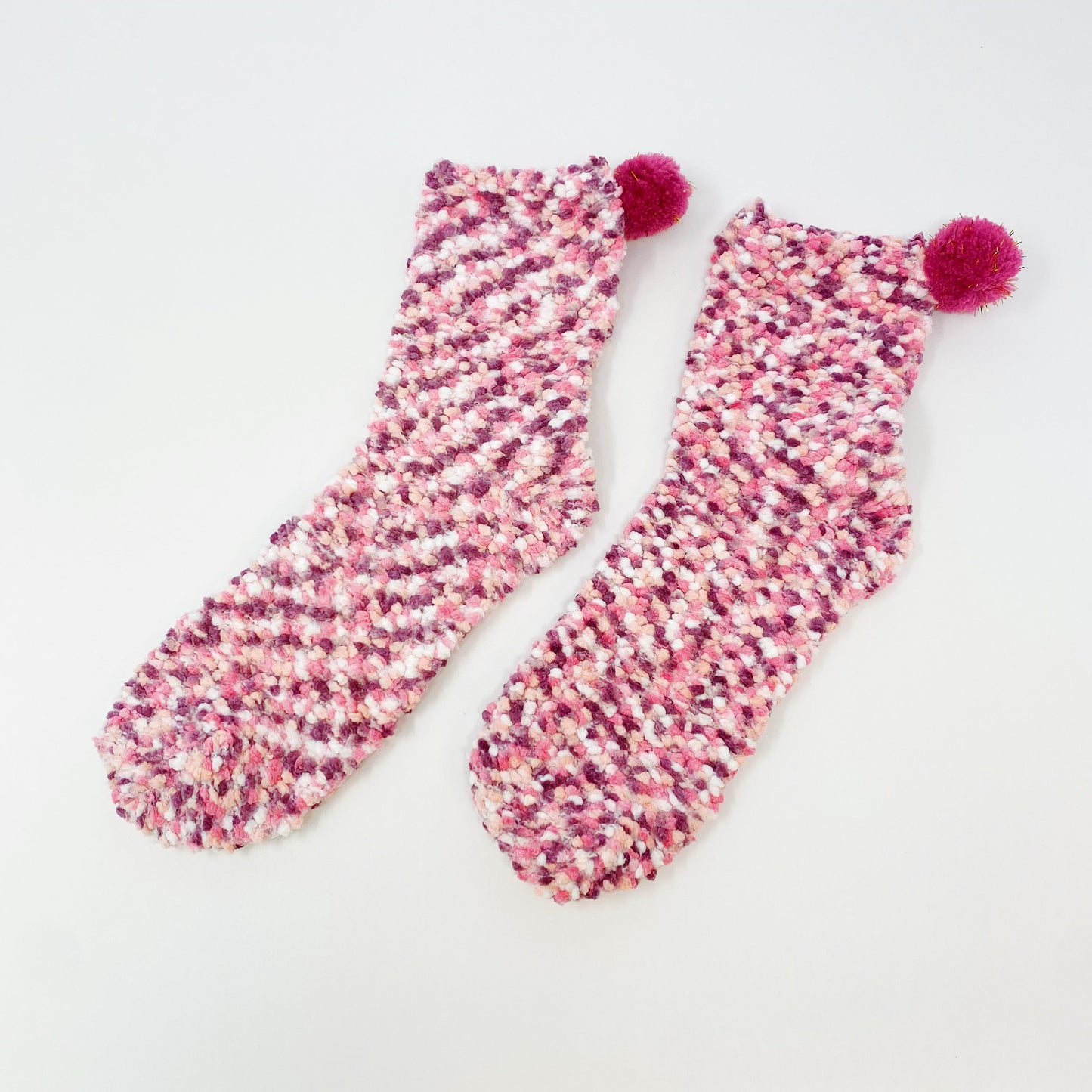 Fuzzy Pom Confetti Socks by Ellisonyoung.com