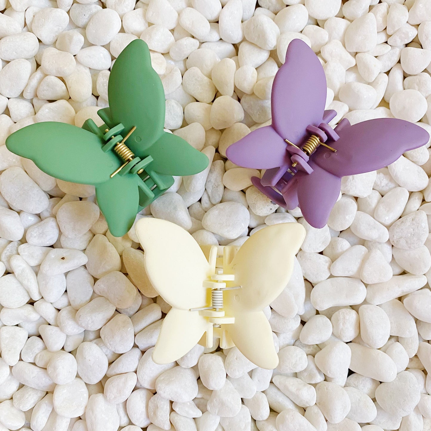Trio of Butterflies Hair Claw Set by Ellisonyoung.com