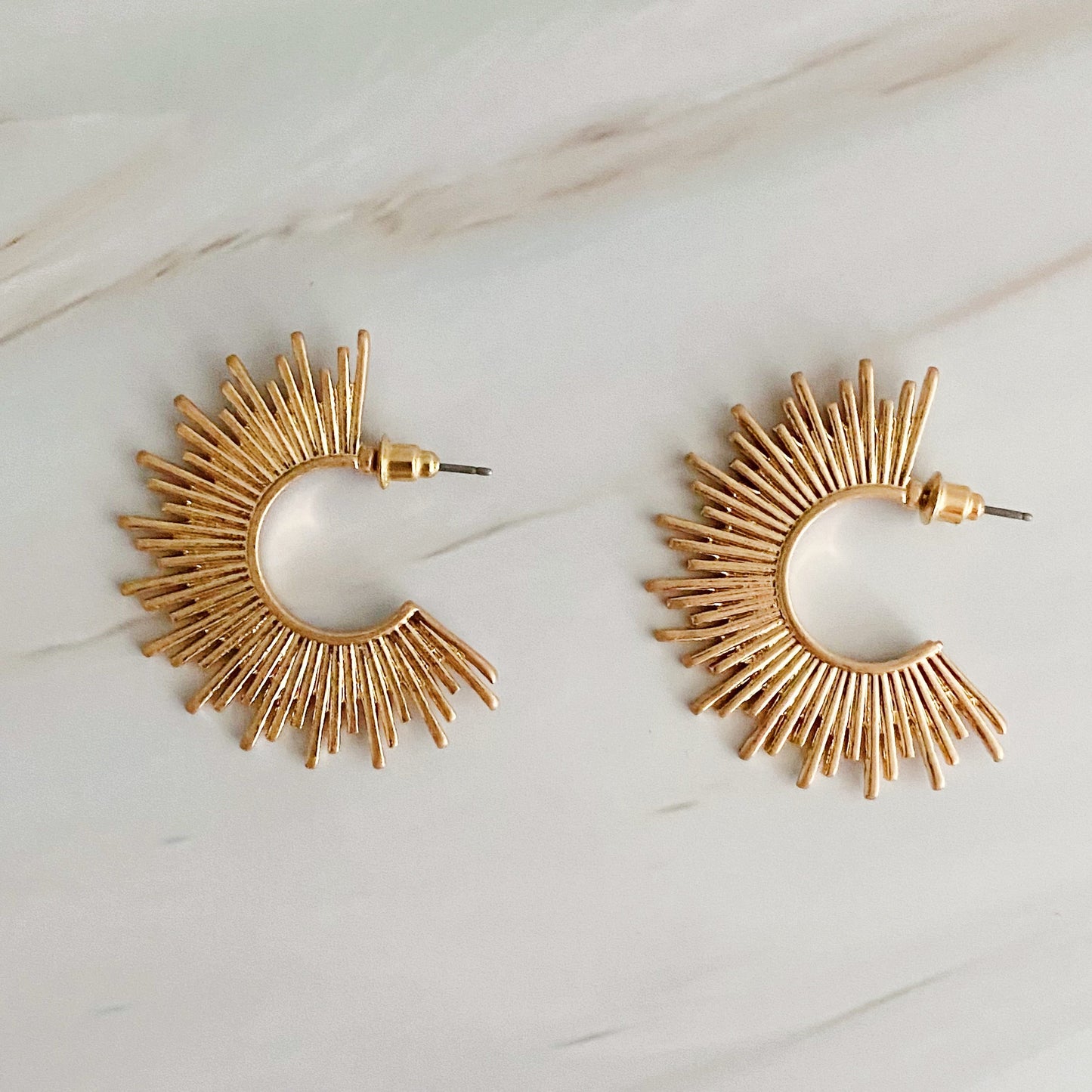Pharaoh Half Hoop Earrings by Ellisonyoung.com