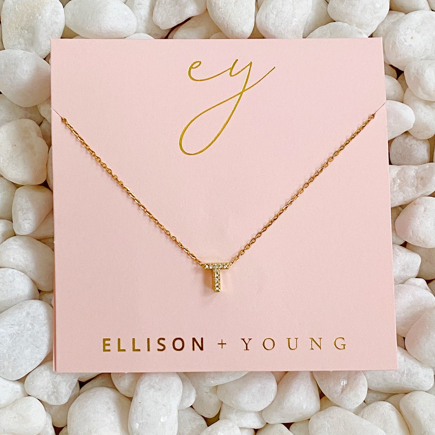Mini Keepsake Initial Necklace by Ellisonyoung.com