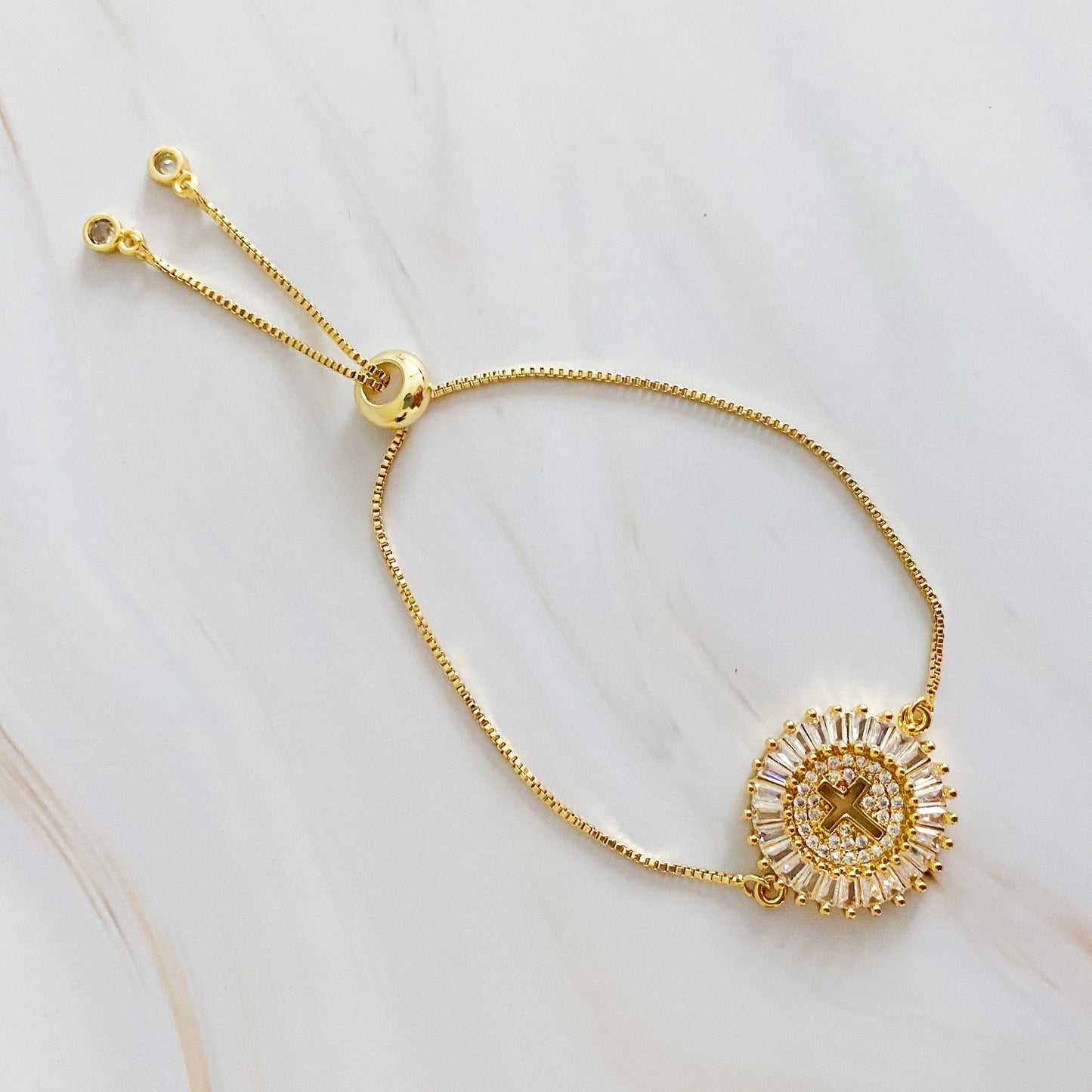 Mesmerized By The Cross Slide Bracelet by Ellisonyoung.com