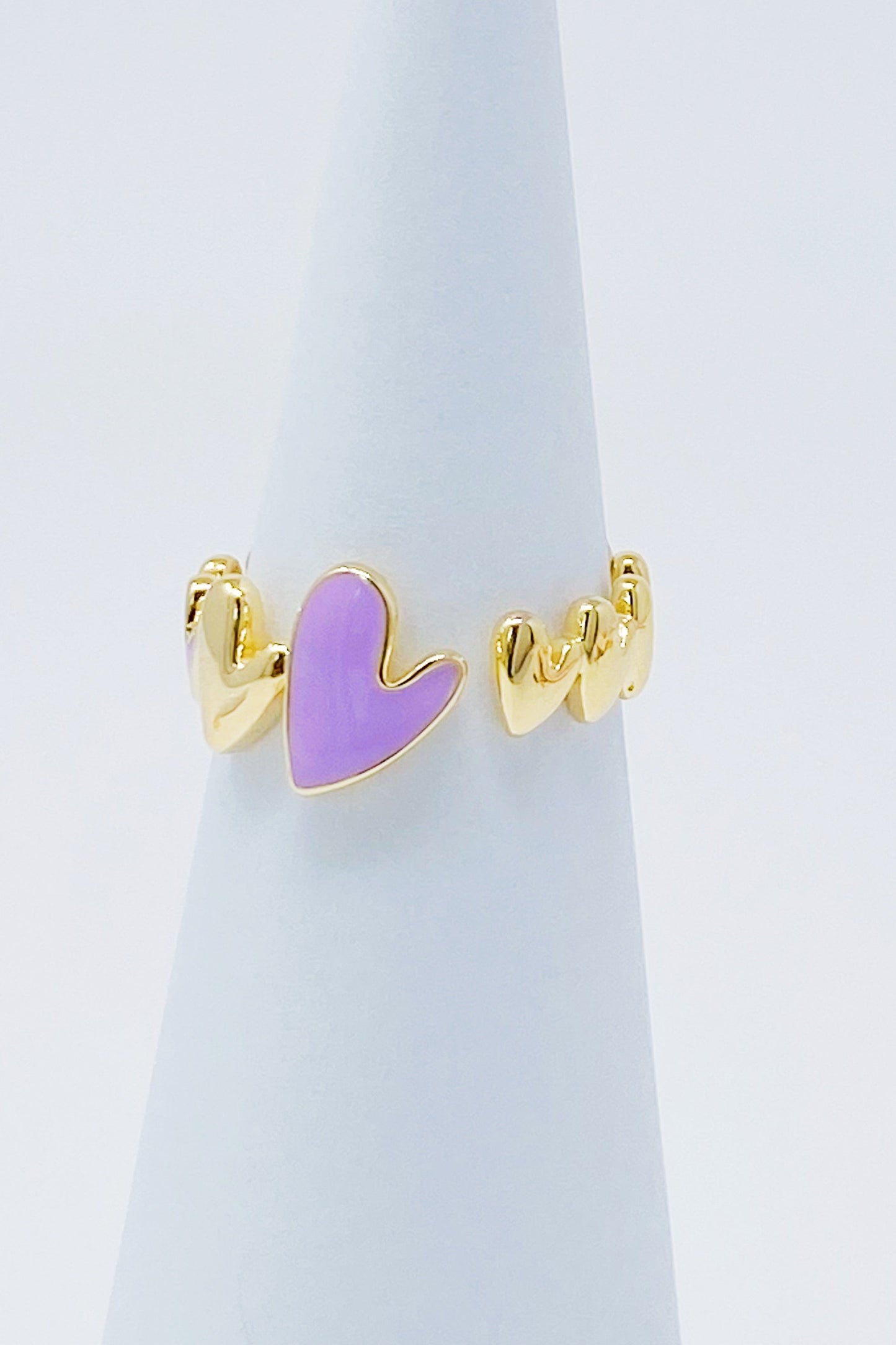 Soft Heart Open Ring by Ellisonyoung.com
