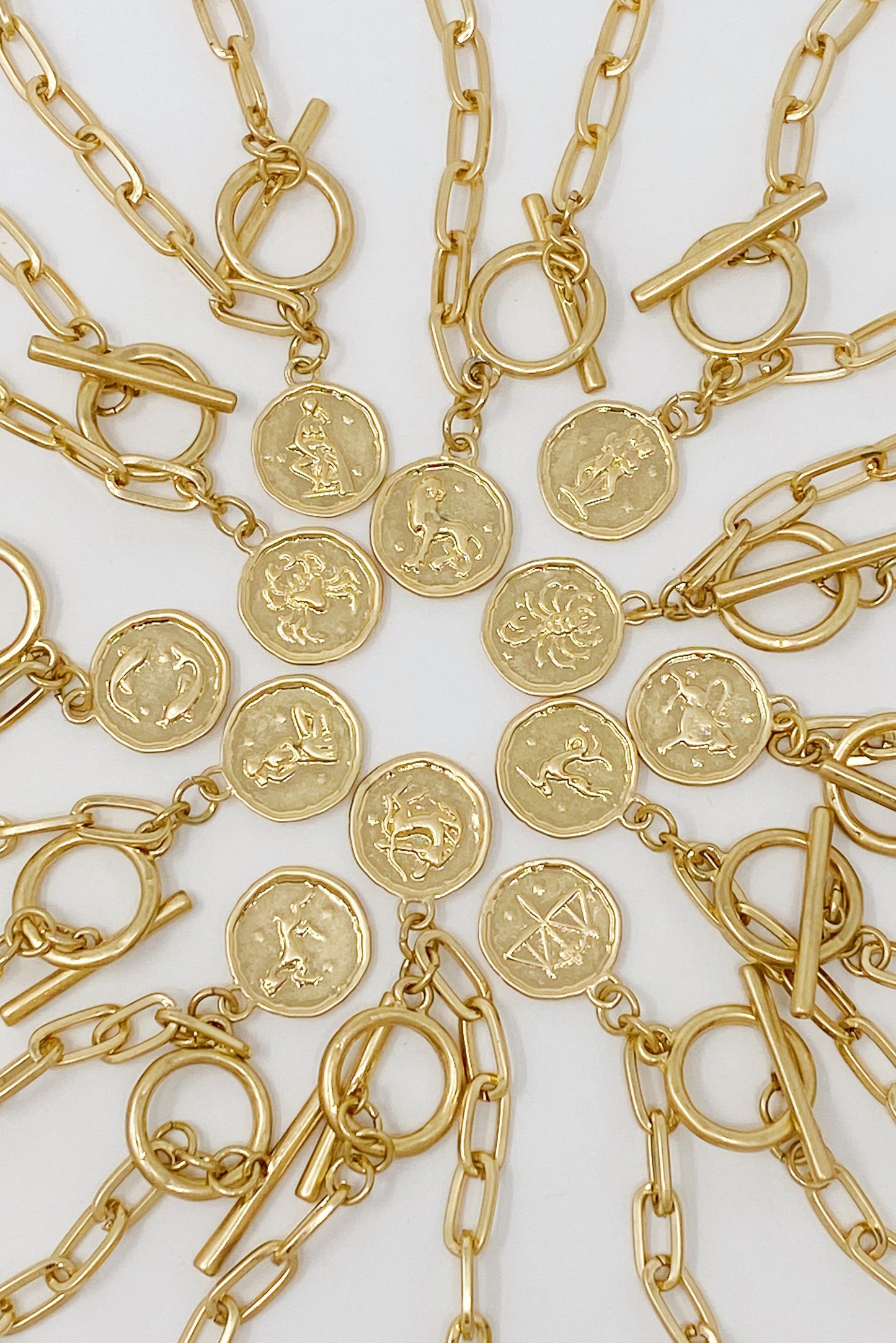 Zodiac Charm Chain Bracelet by Ellisonyoung.com