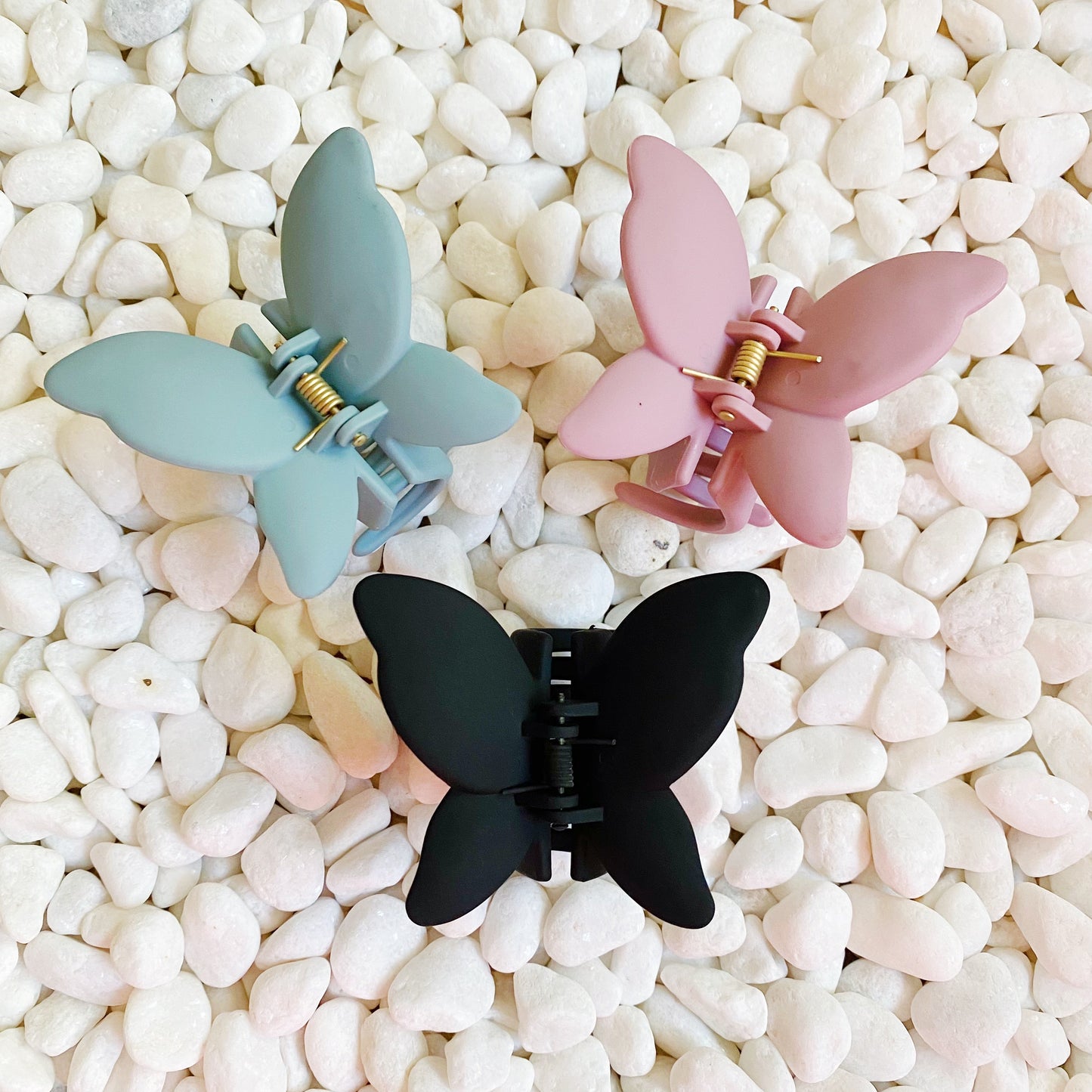 Trio of Butterflies Hair Claw Set by Ellisonyoung.com