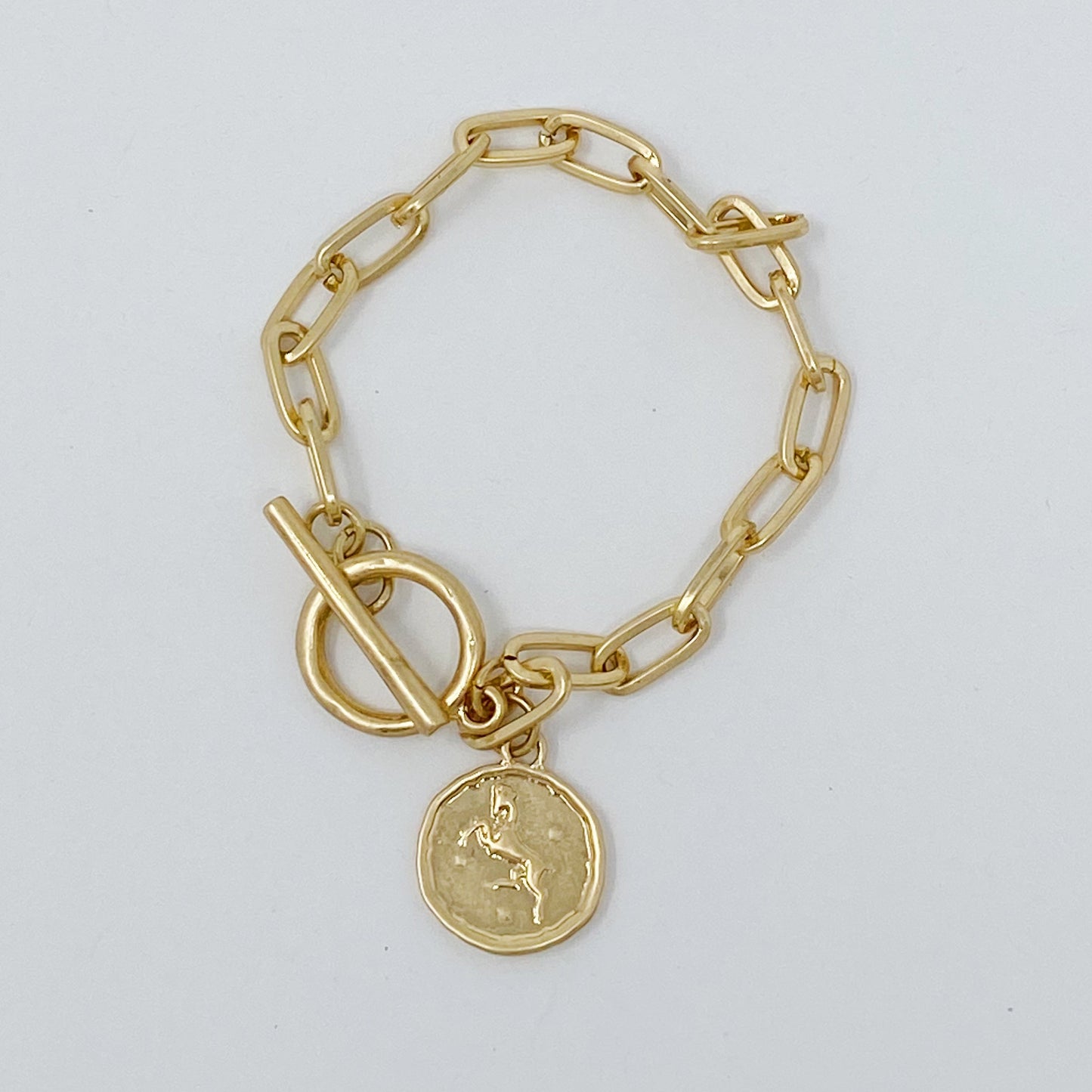 Zodiac Charm Chain Bracelet by Ellisonyoung.com