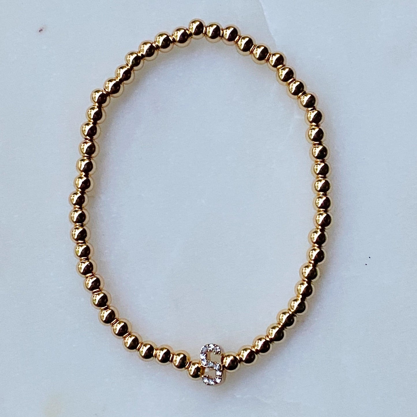 Darcy Initial Bracelet by Ellisonyoung.com