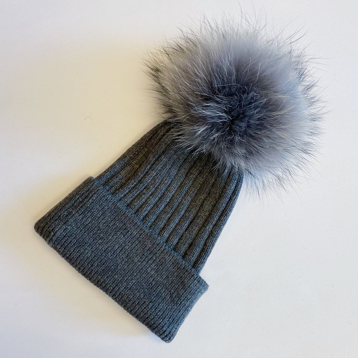 Pure Angora Genuine Fur Luxe Beanie by Ellisonyoung.com