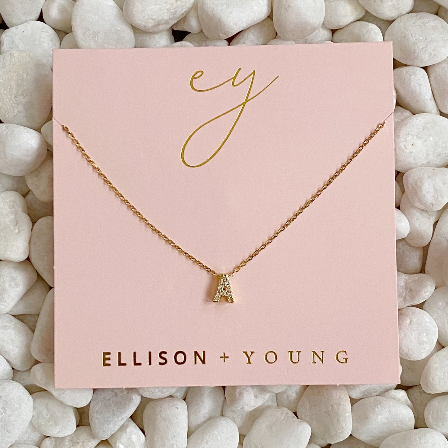 Mini Keepsake Initial Necklace by Ellisonyoung.com