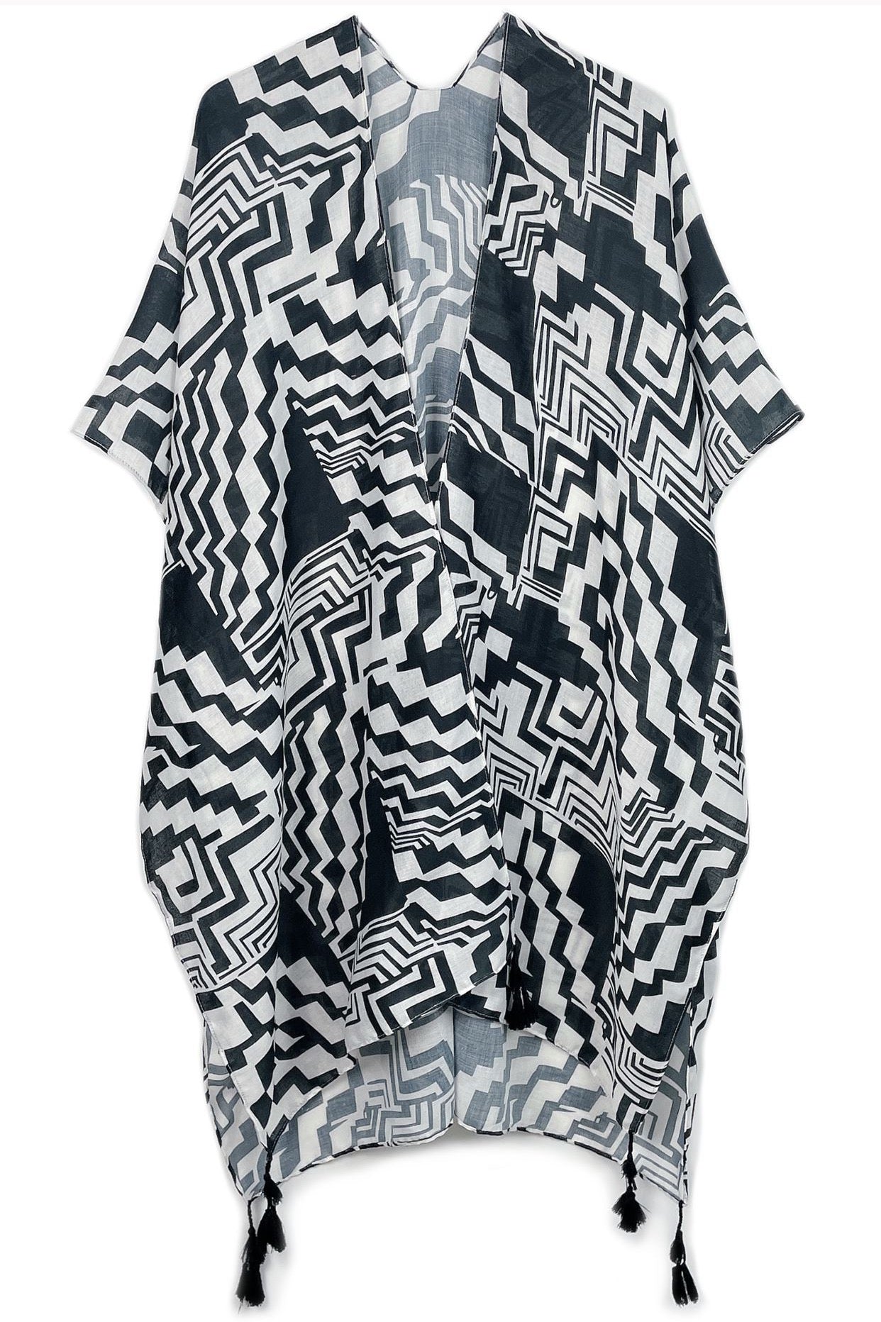 Geometric Art Kimono by Ellisonyoung.com