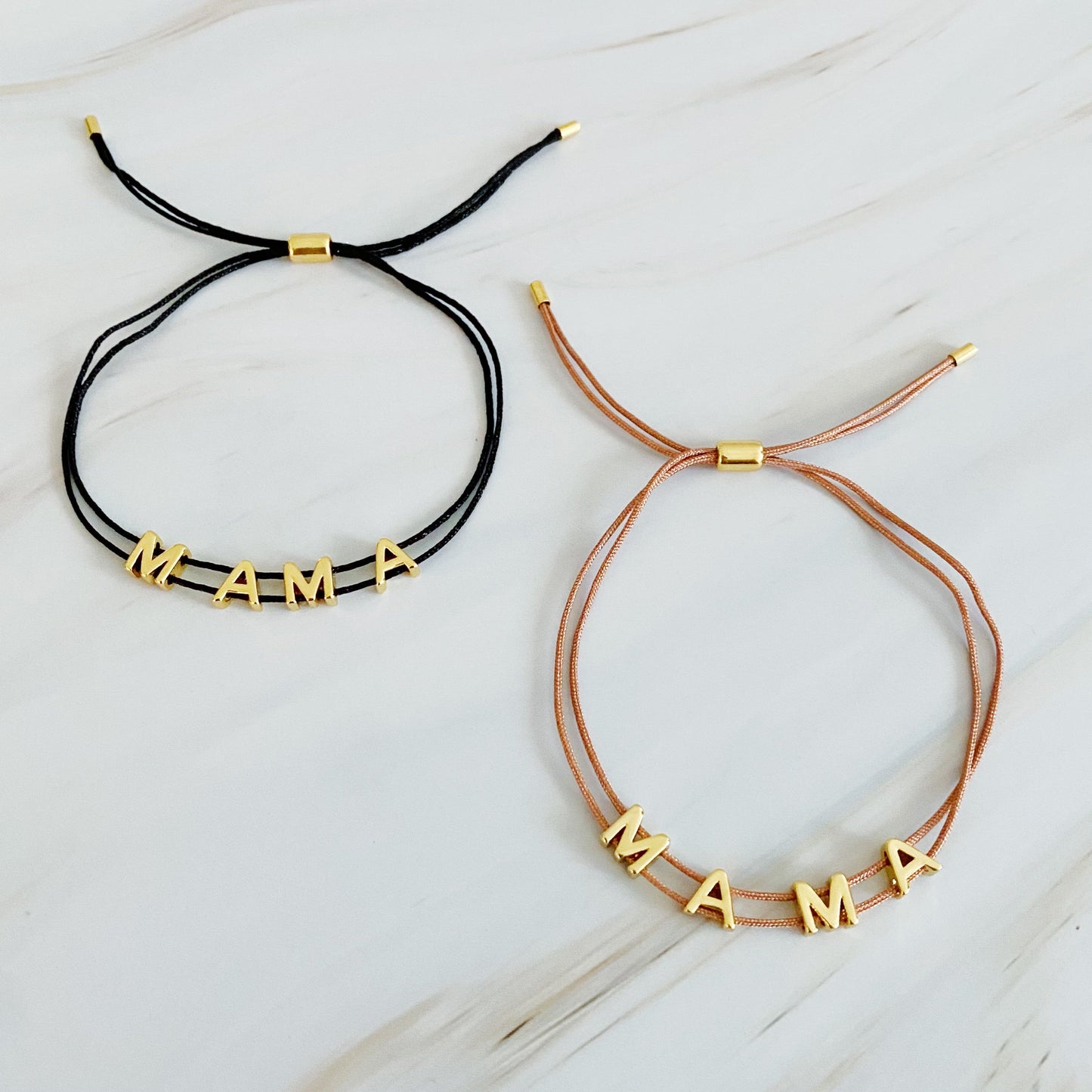 Satin Thread Mama Bracelet by Ellisonyoung.com