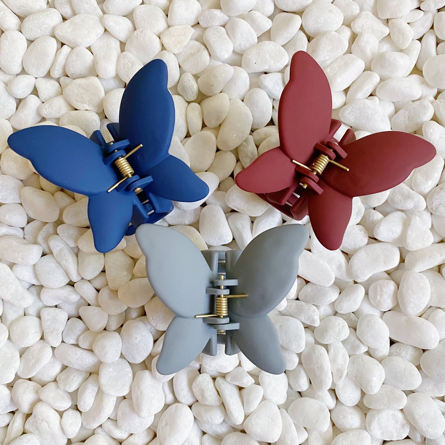 Trio of Butterflies Hair Claw Set by Ellisonyoung.com