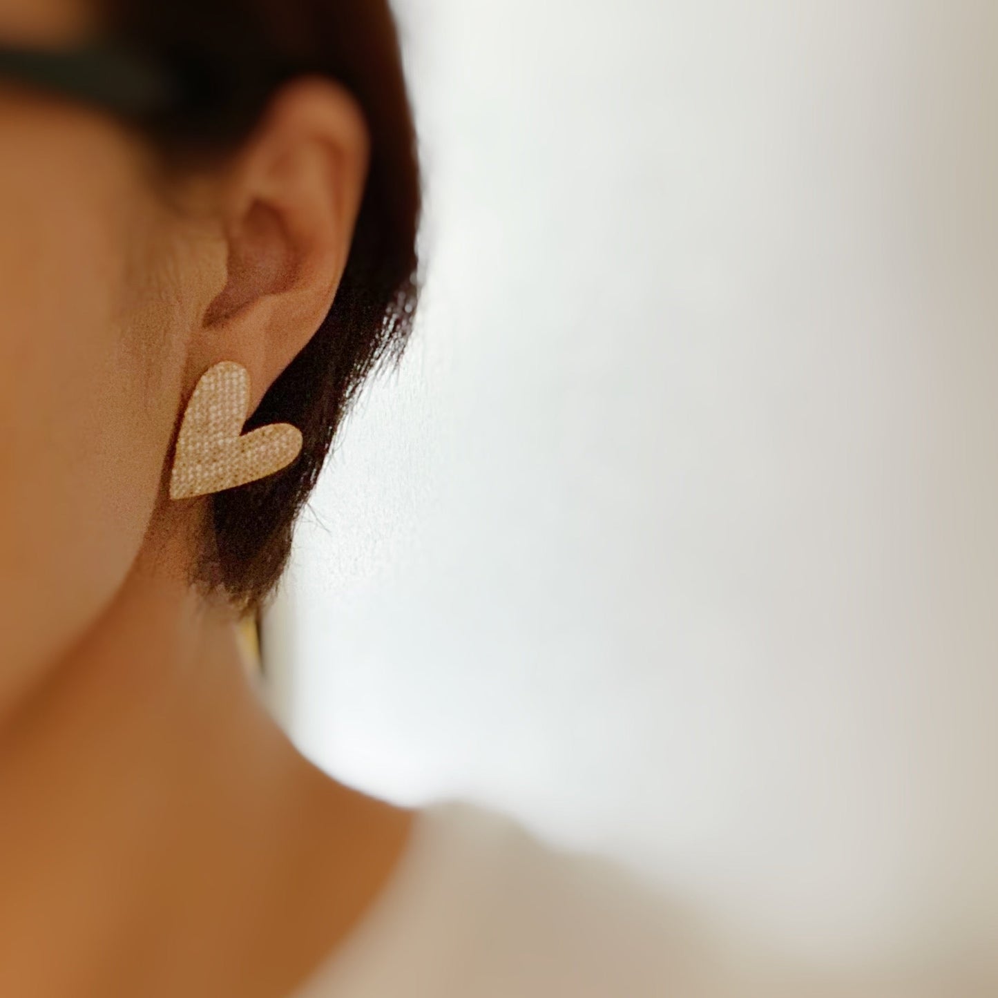 Lara Land Heart Earrings by Ellisonyoung.com
