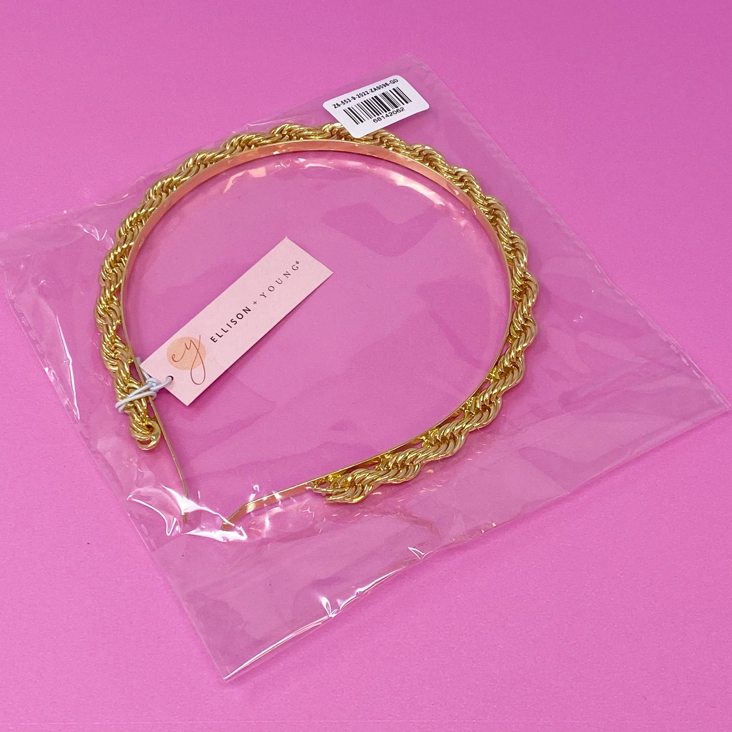 Twist & Shout Chain Headband by Ellisonyoung.com