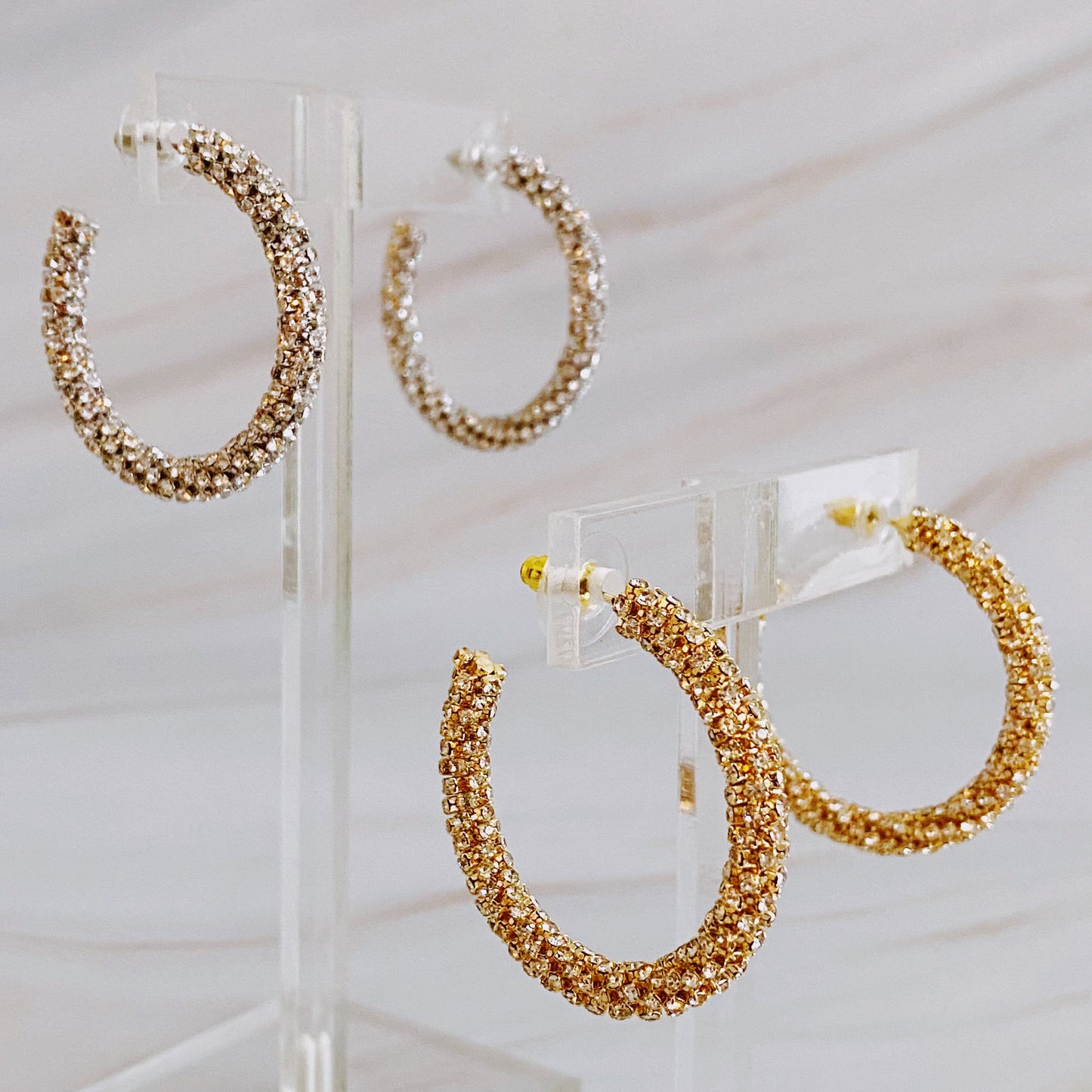 Wrapped In Shine Hoop Earrings by Ellisonyoung.com