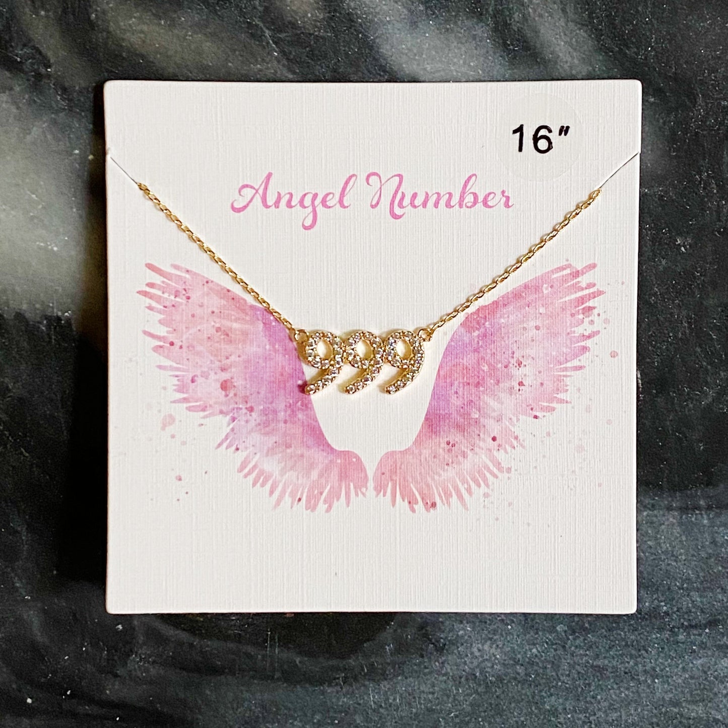 Dainty Angel Number Necklace by Ellisonyoung.com