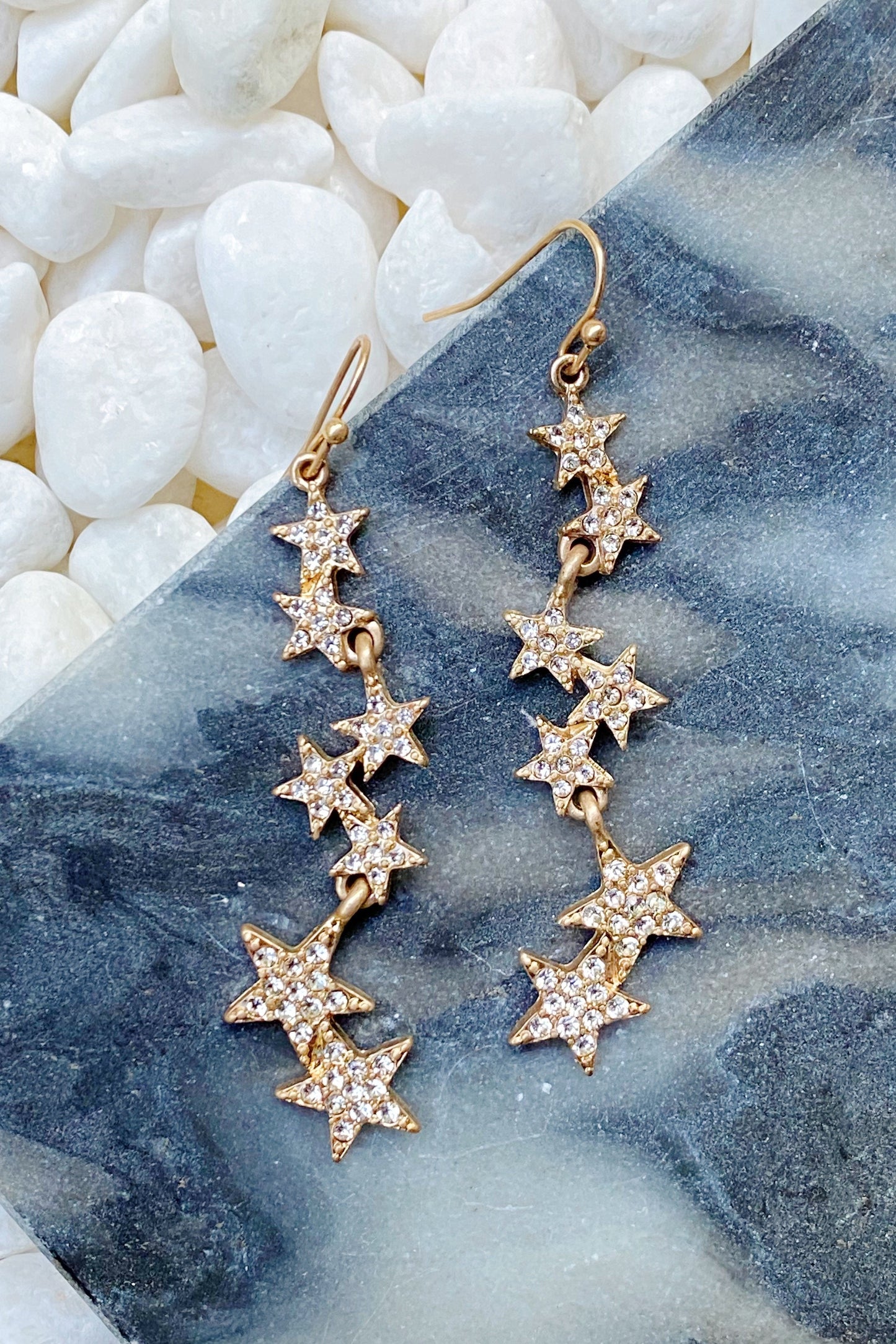 Line Dancing Star Earrings by Ellisonyoung.com