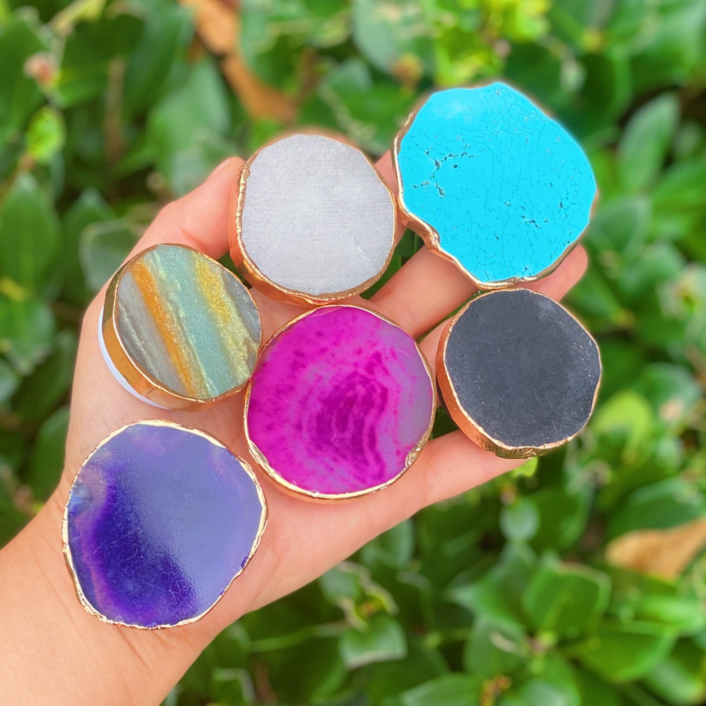 Golden Edge Natural Stone Device Grip by Ellisonyoung.com