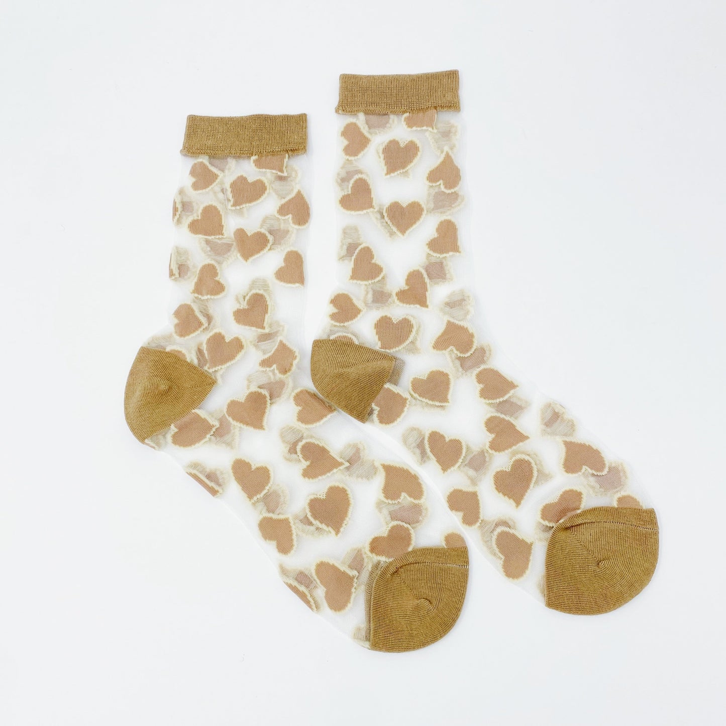 Heartful Love Sheer Socks by Ellisonyoung.com