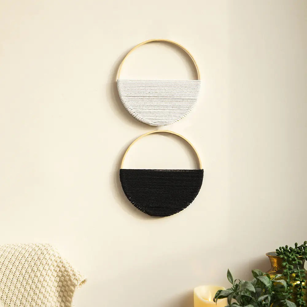 Bohemian Double Circle Wall Handmade Decor