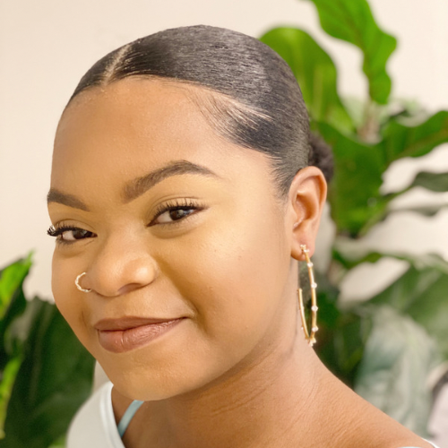Slim & Jeweled Hoop Earrings by Ellisonyoung.com