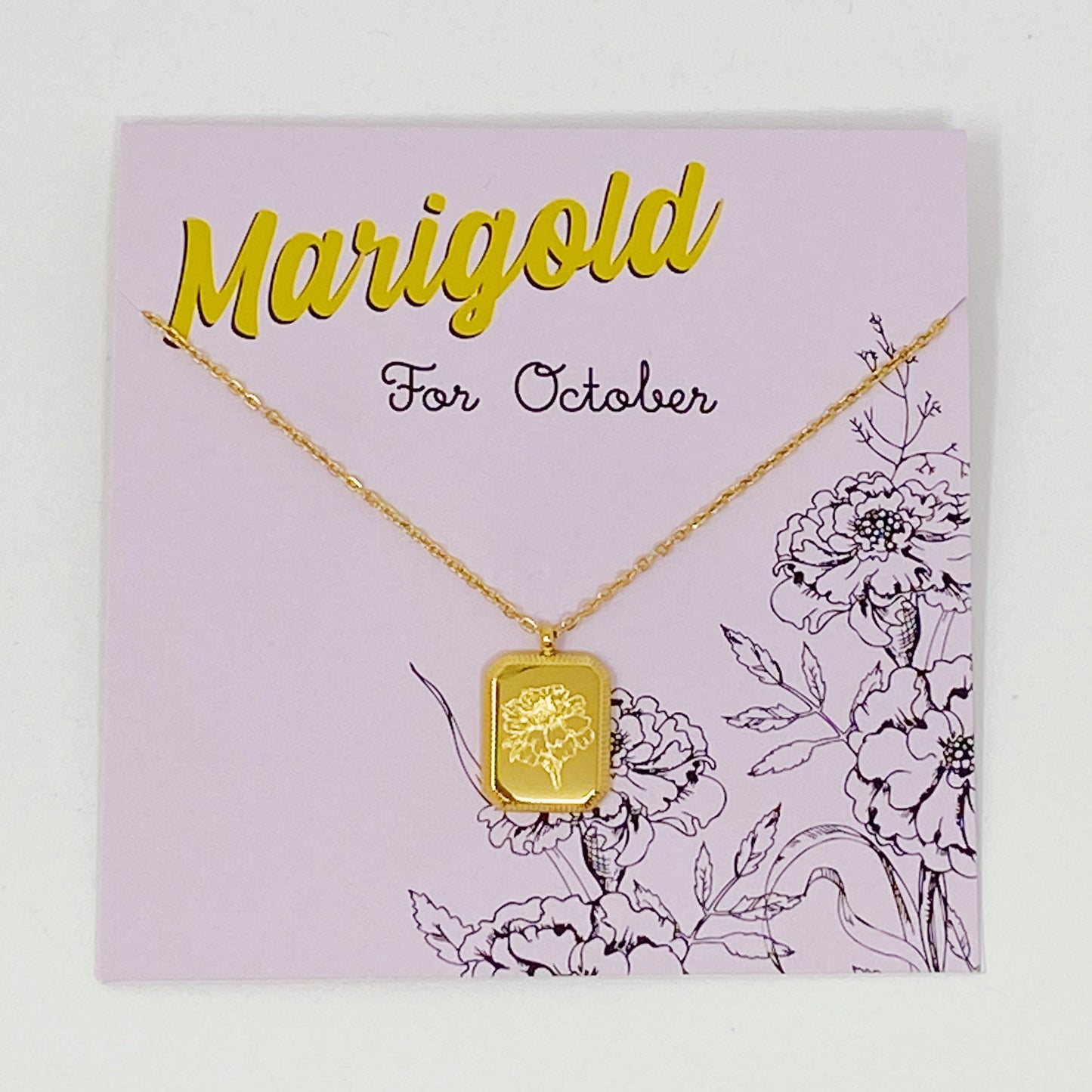 Blooming Birth Month Necklace by Ellisonyoung.com