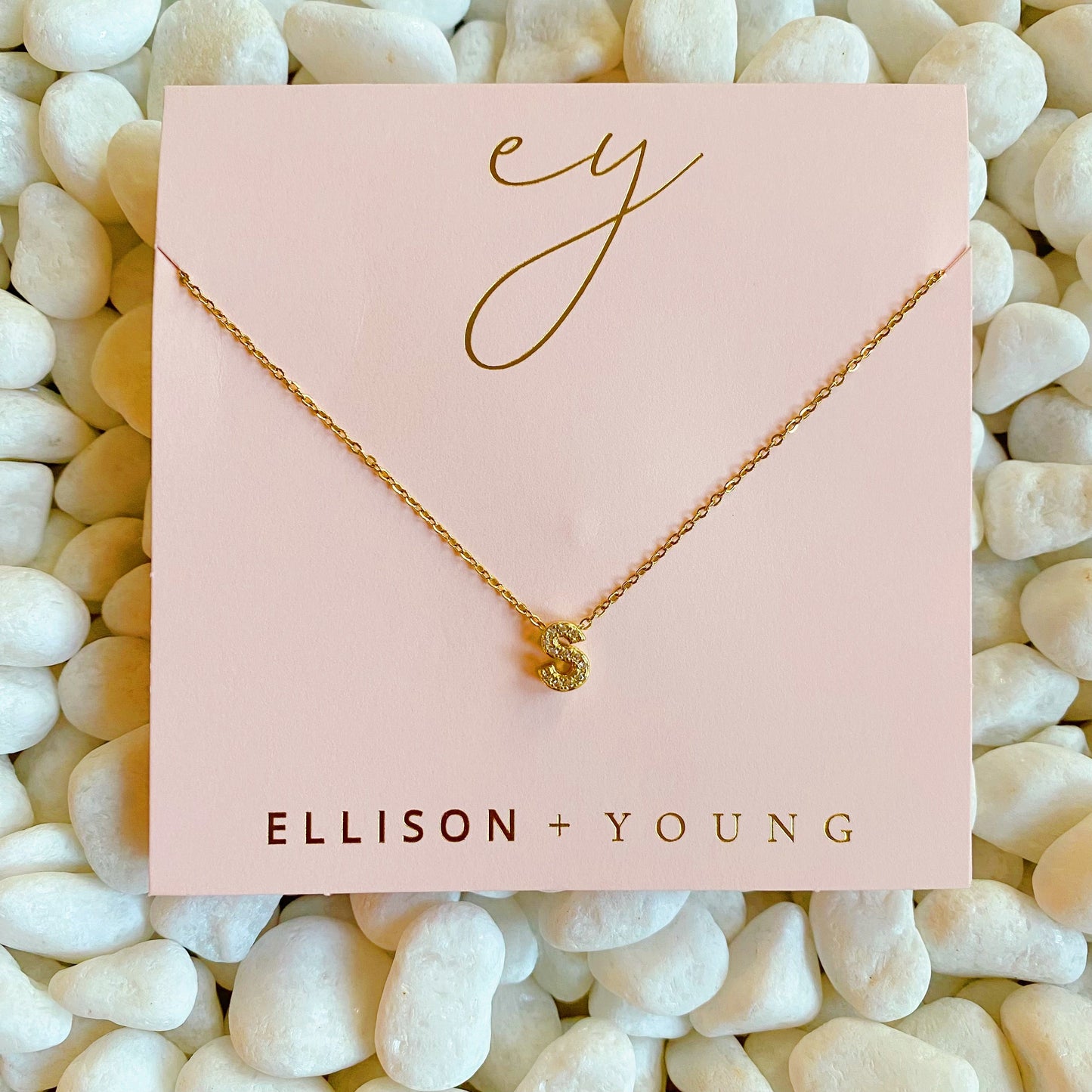 Mini Keepsake Initial Necklace by Ellisonyoung.com