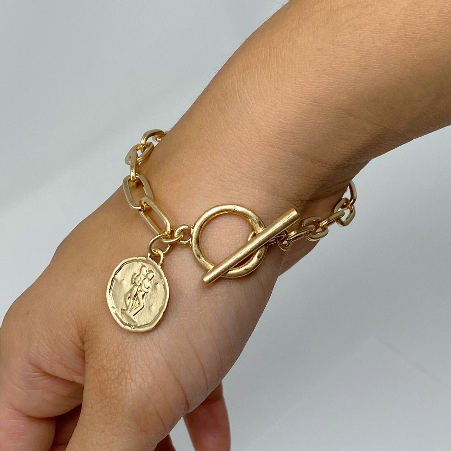 Zodiac Charm Chain Bracelet by Ellisonyoung.com