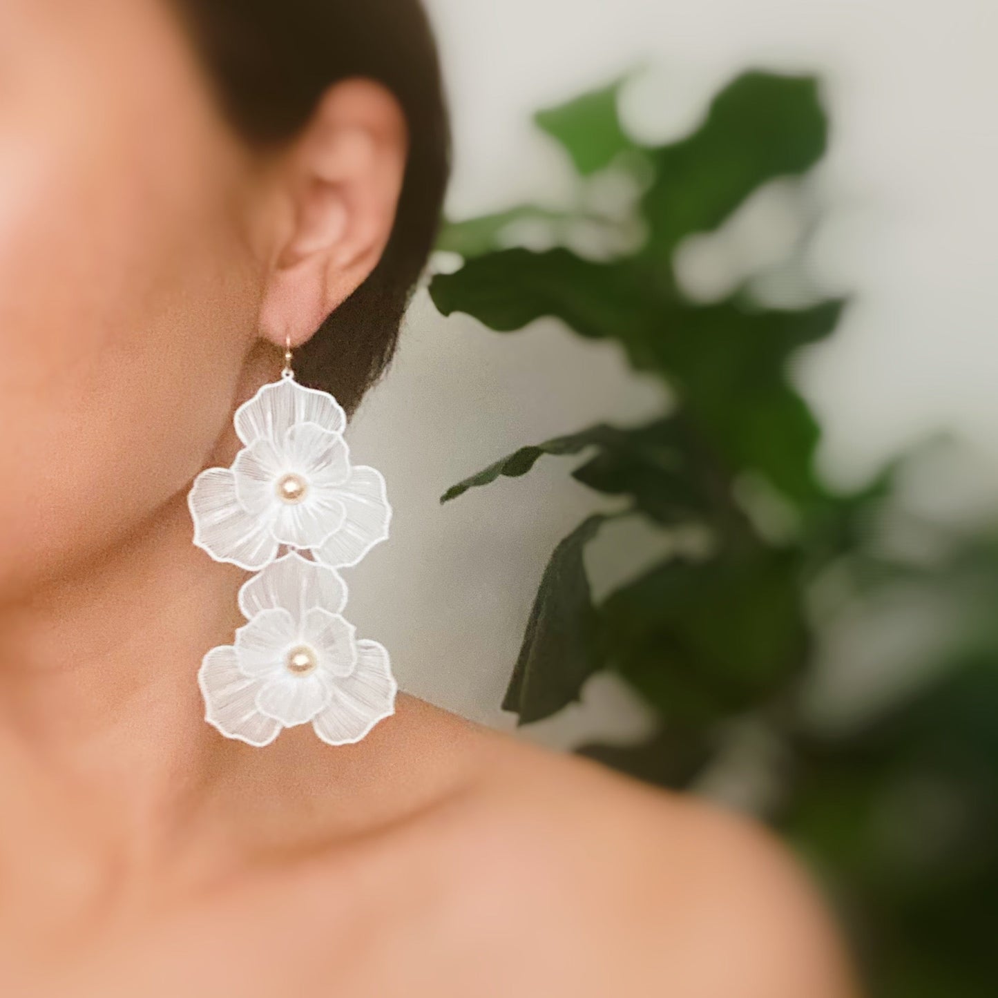 Royal Garden Double Bloom Earrings by Ellisonyoung.com