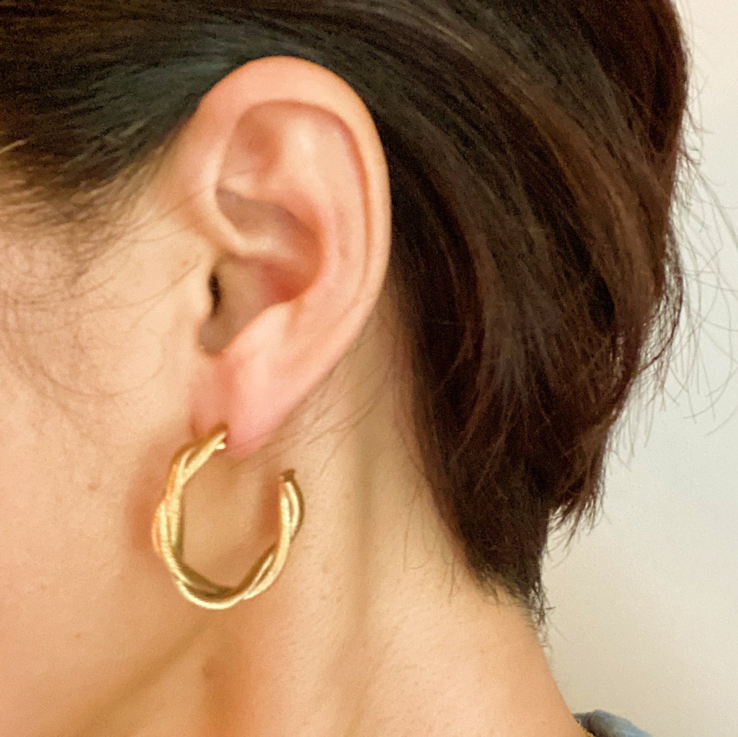 Sedona Twisted Hoop Earrings by Ellisonyoung.com