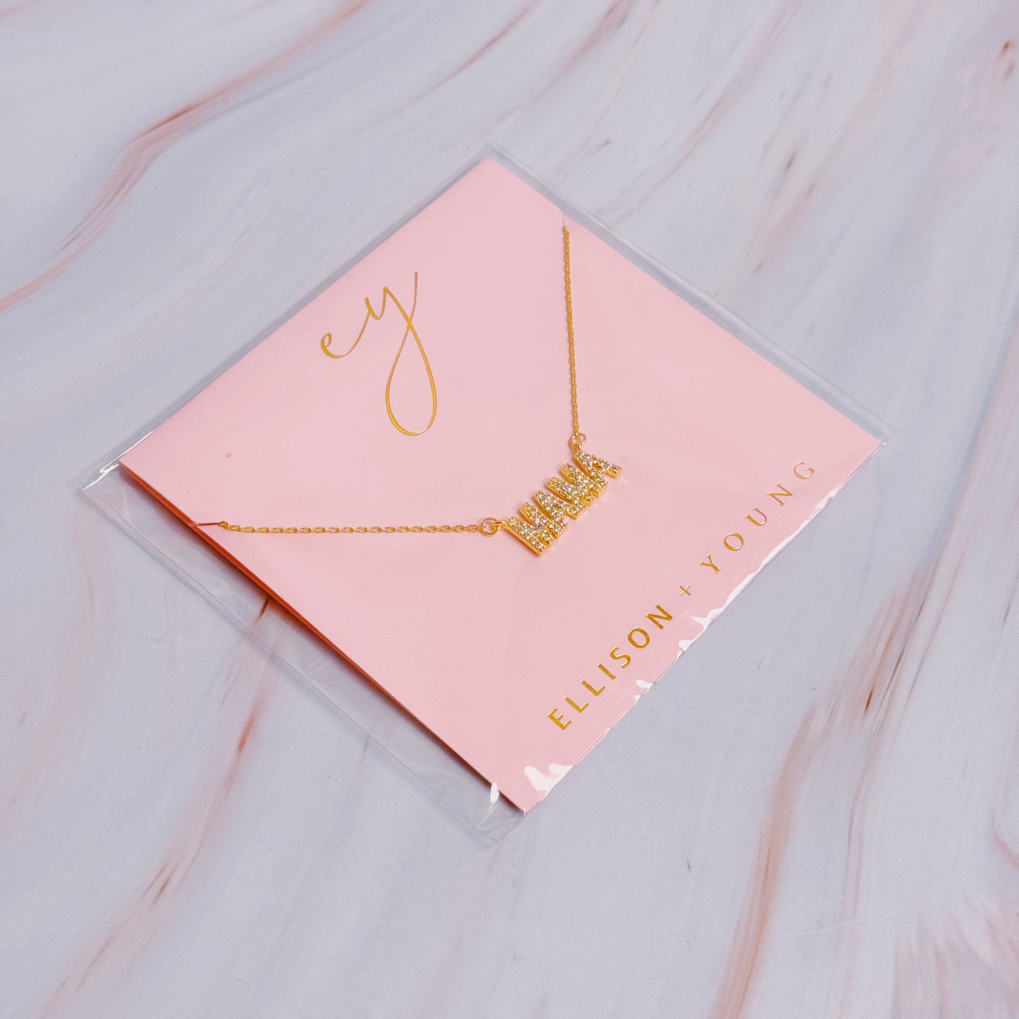 Shiny Mama Necklace by Ellisonyoung.com