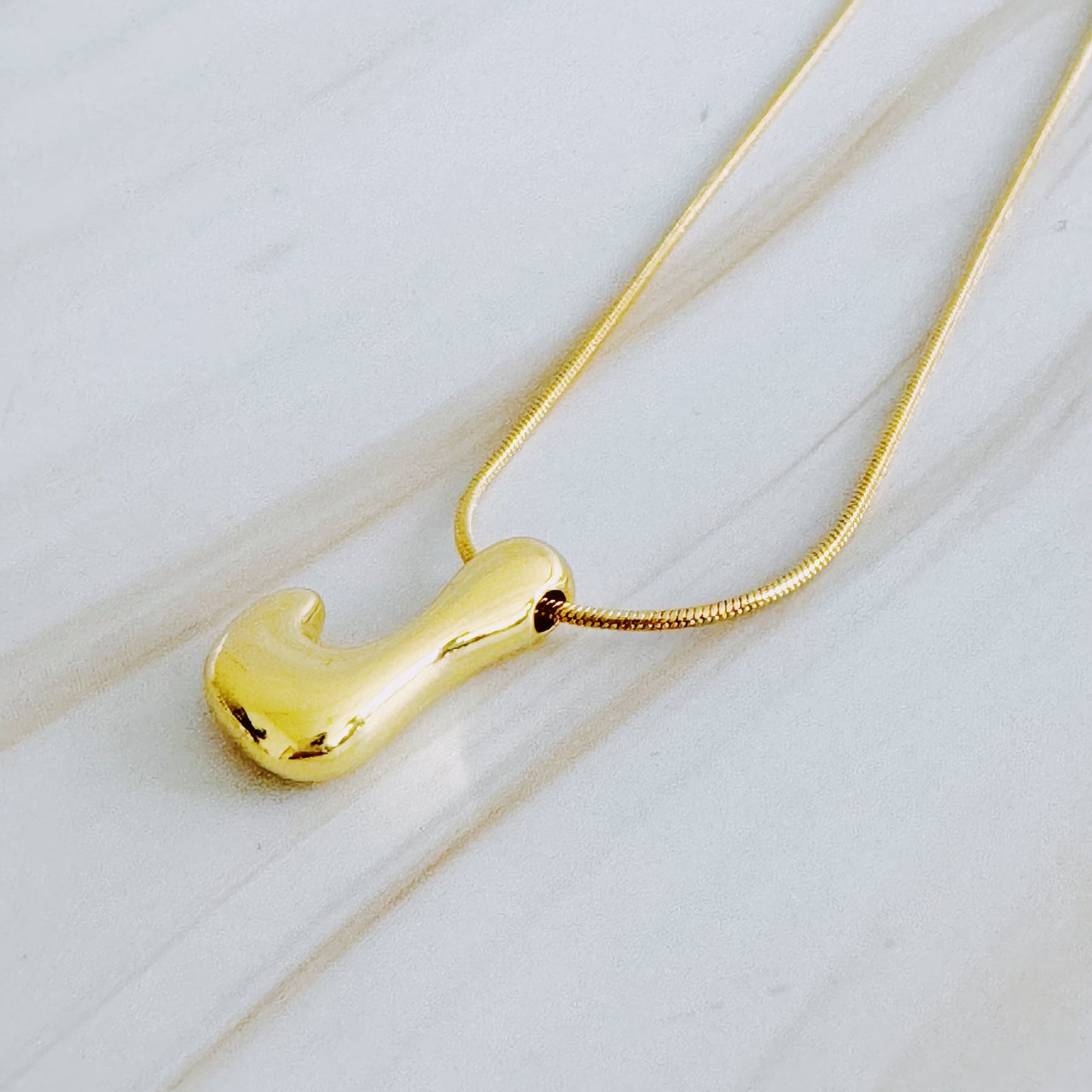 Balloon Letter Initial Necklace by Ellisonyoung.com