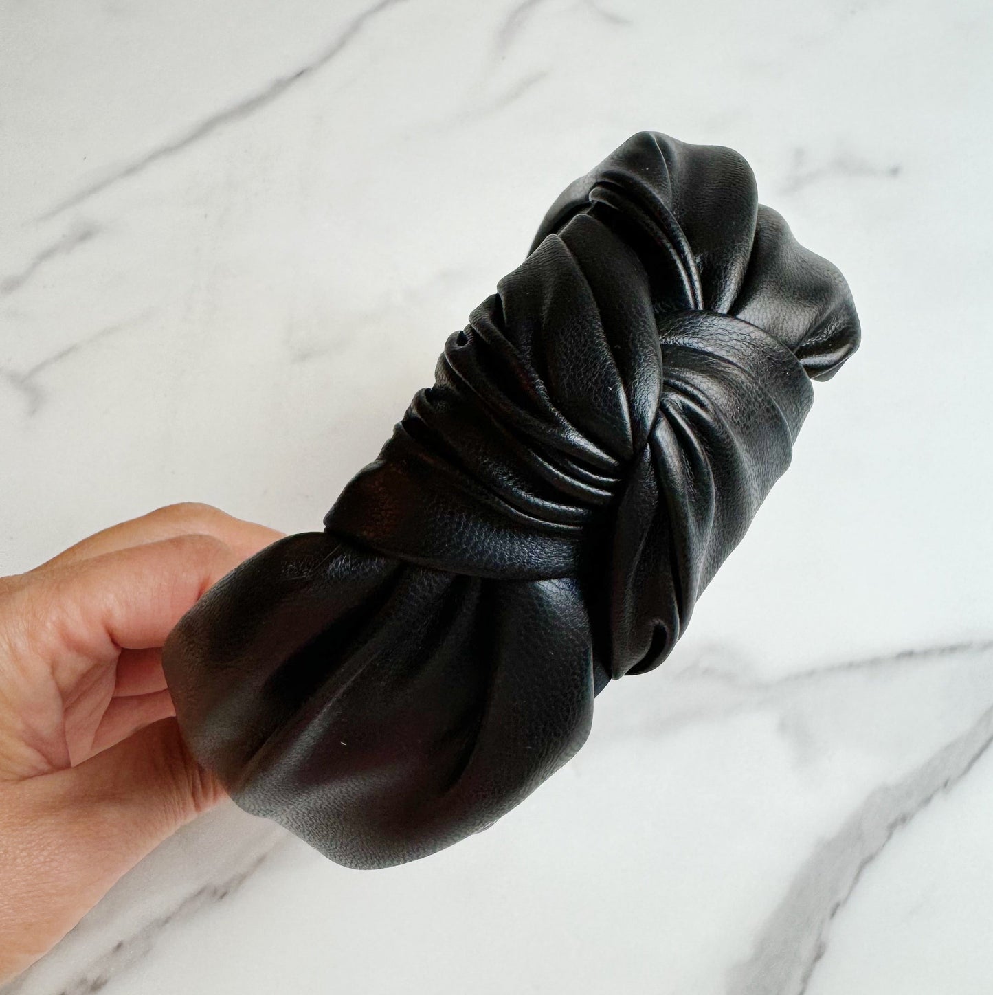 Leather Better Knotted Headband by Ellisonyoung.com