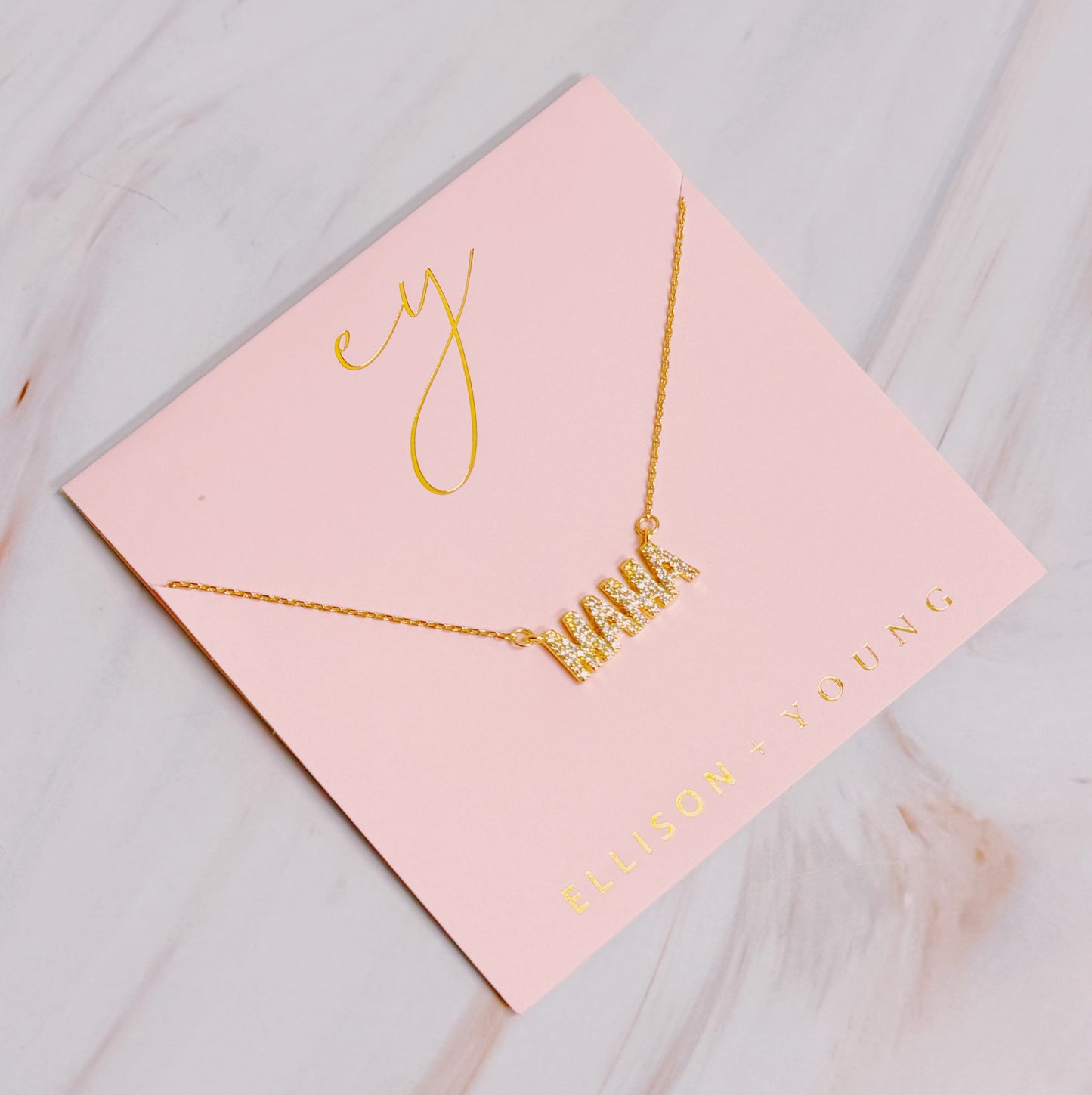 Shiny Mama Necklace by Ellisonyoung.com