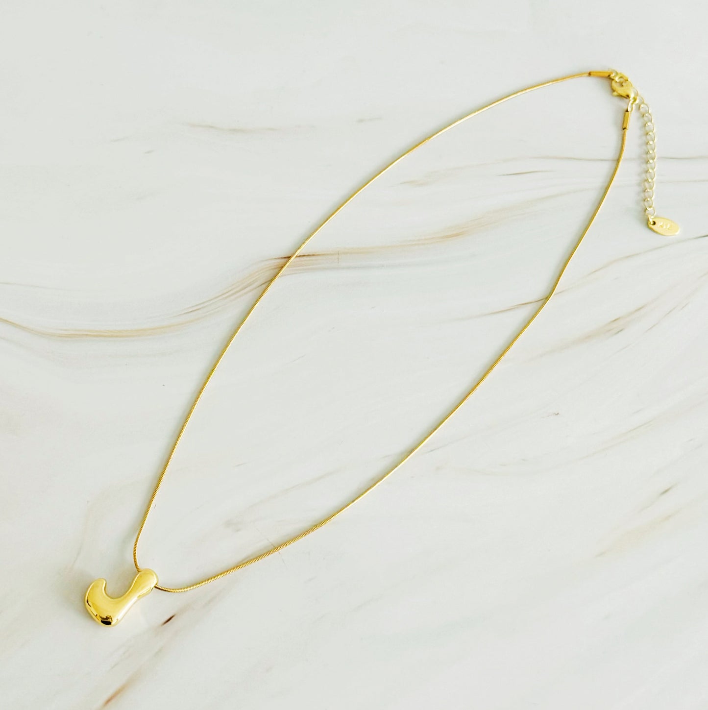 Balloon Letter Initial Necklace by Ellisonyoung.com