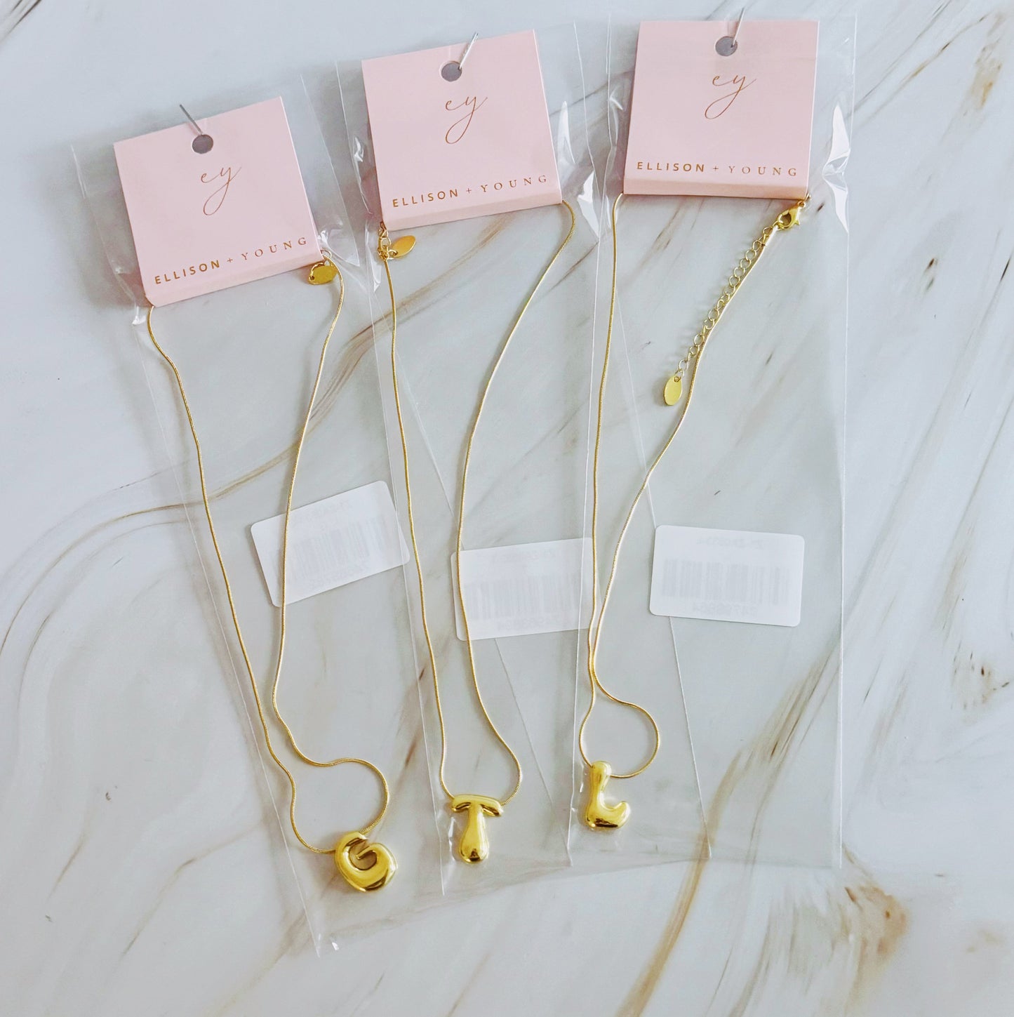 Balloon Letter Initial Necklace by Ellisonyoung.com