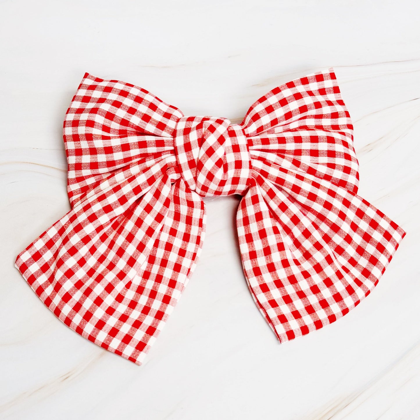 Gingham Bow Pretty Bow Hair Clip by Ellisonyoung.com