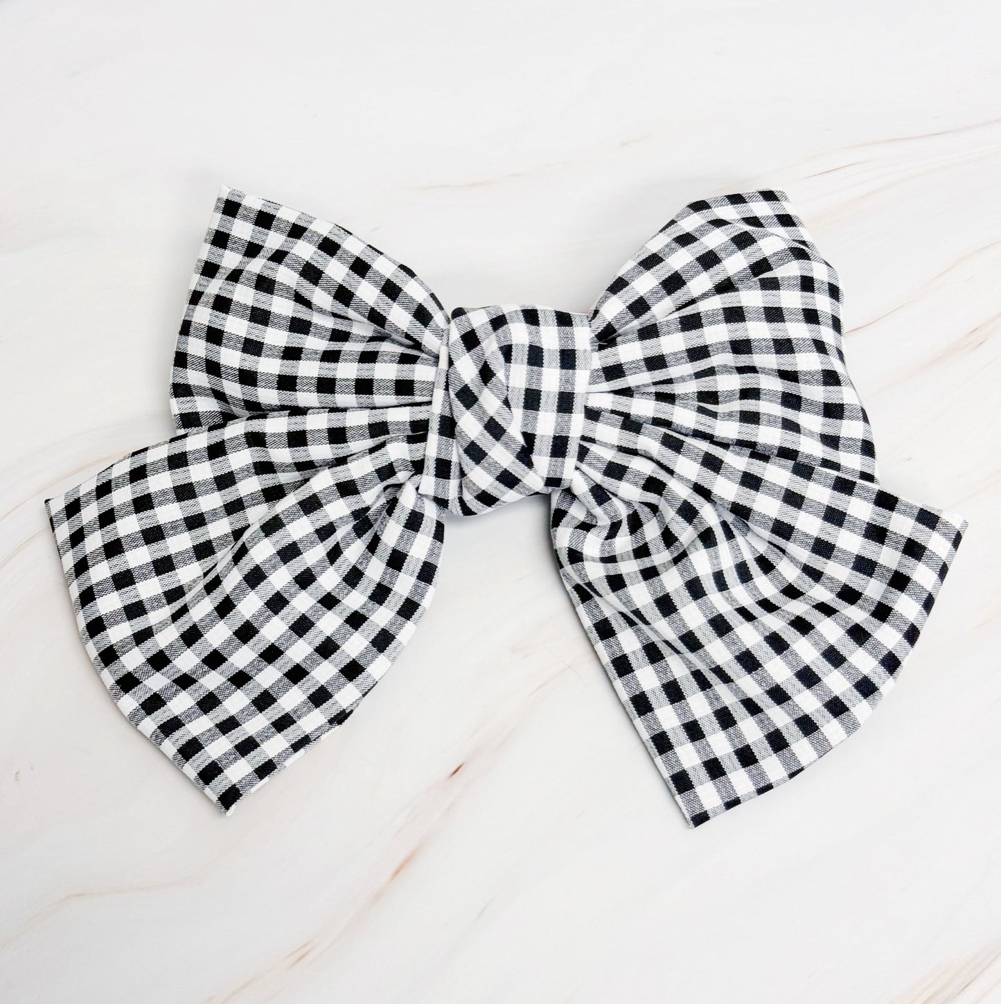 Gingham Bow Pretty Bow Hair Clip by Ellisonyoung.com
