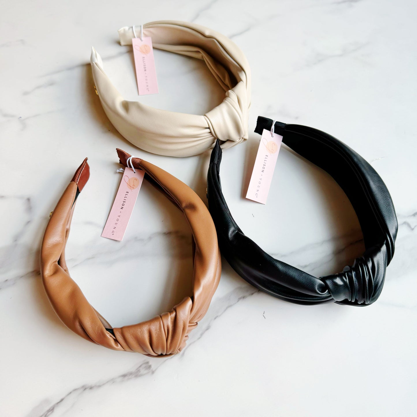 Leather Better Knotted Headband by Ellisonyoung.com