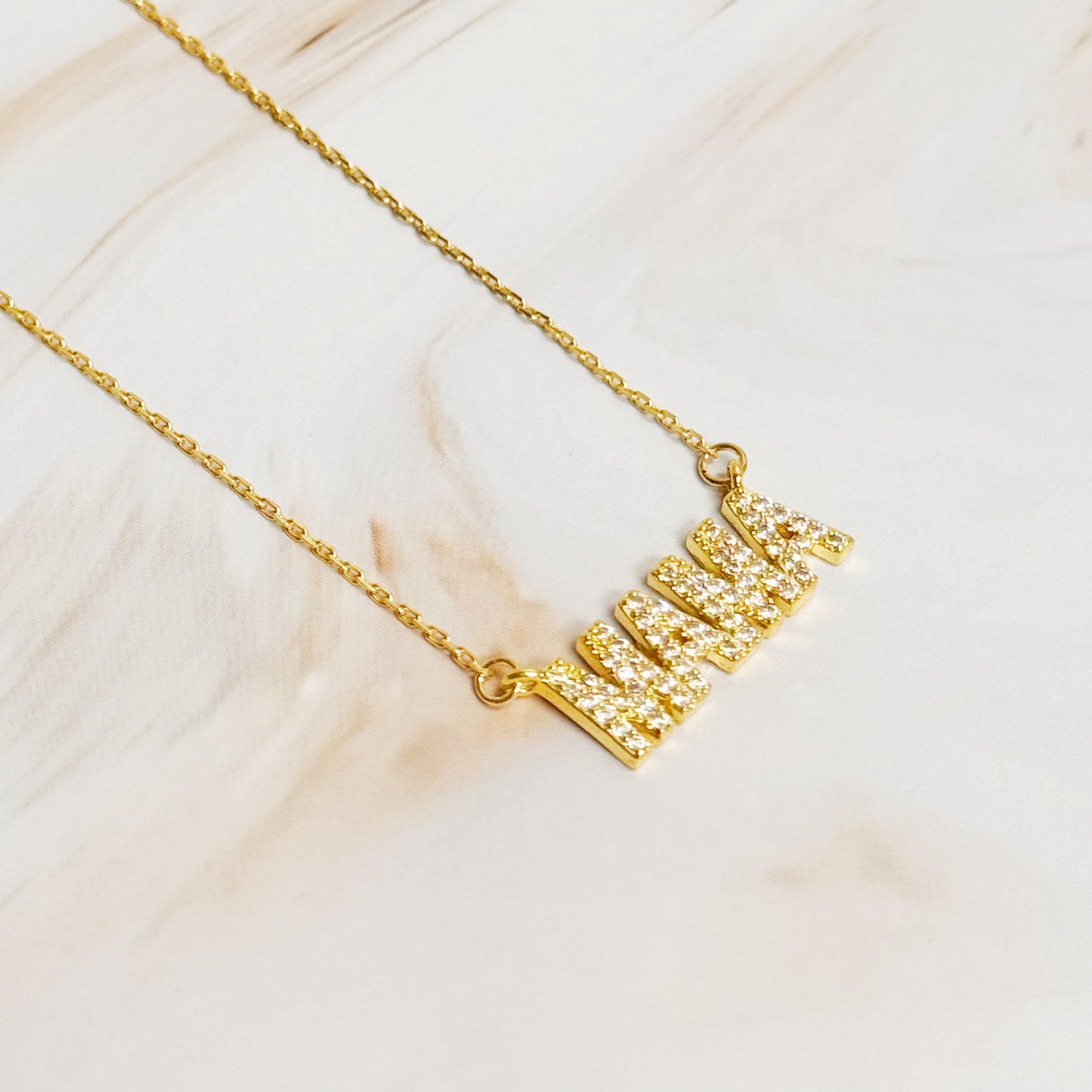 Shiny Mama Necklace by Ellisonyoung.com