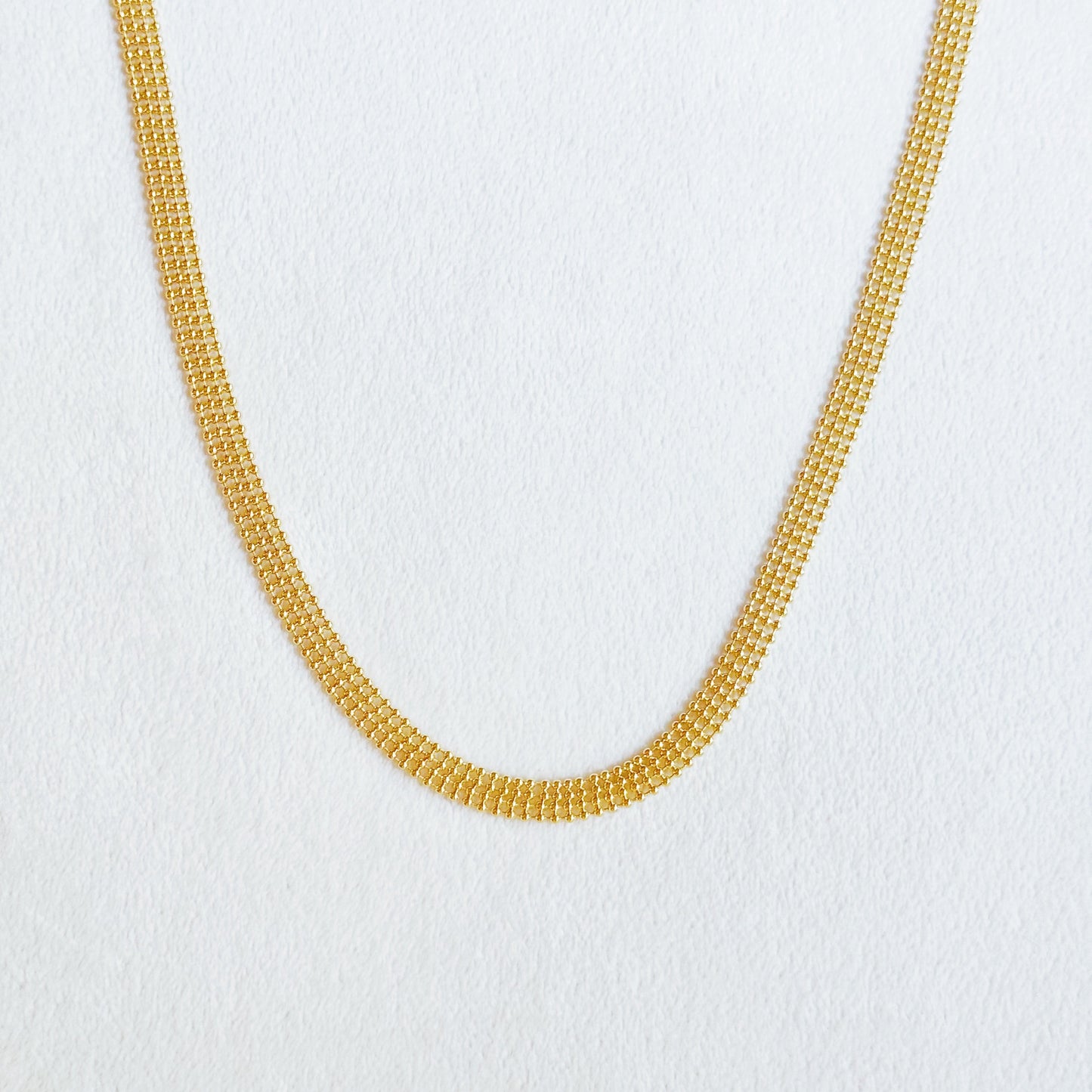 Ties On The Back Golden Choker Necklace by Ellisonyoung.com