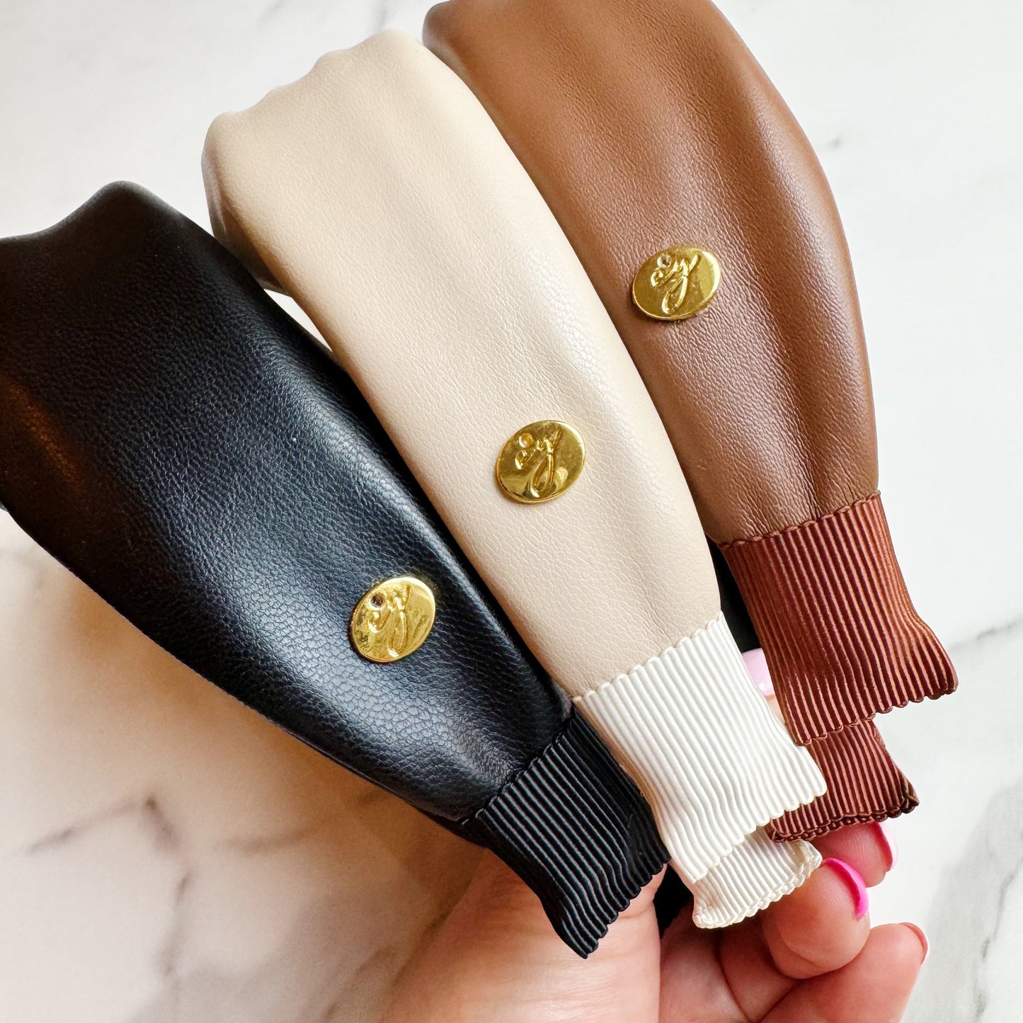 Leather Better Knotted Headband by Ellisonyoung.com