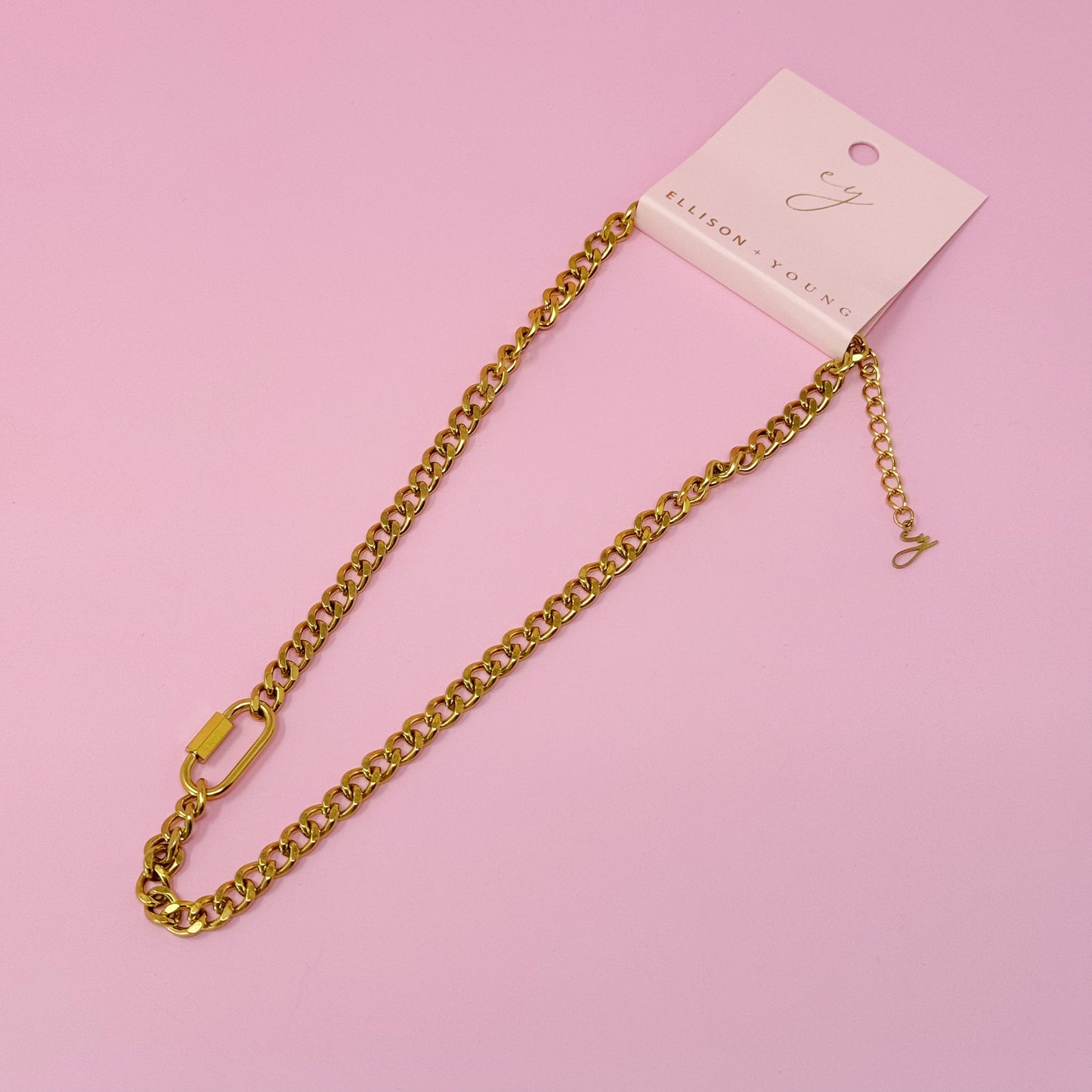 Golden Luxe Chain Necklace by Ellisonyoung.com