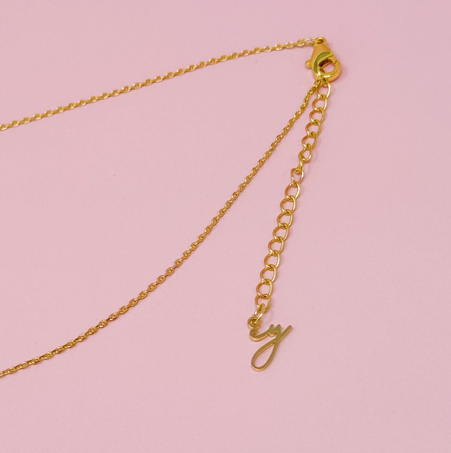 Crystal Bubble Initial Necklace by Ellisonyoung.com