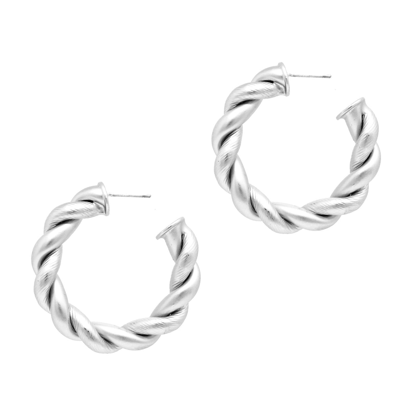 Riley Braided Hoop Earrings by Ellisonyoung.com